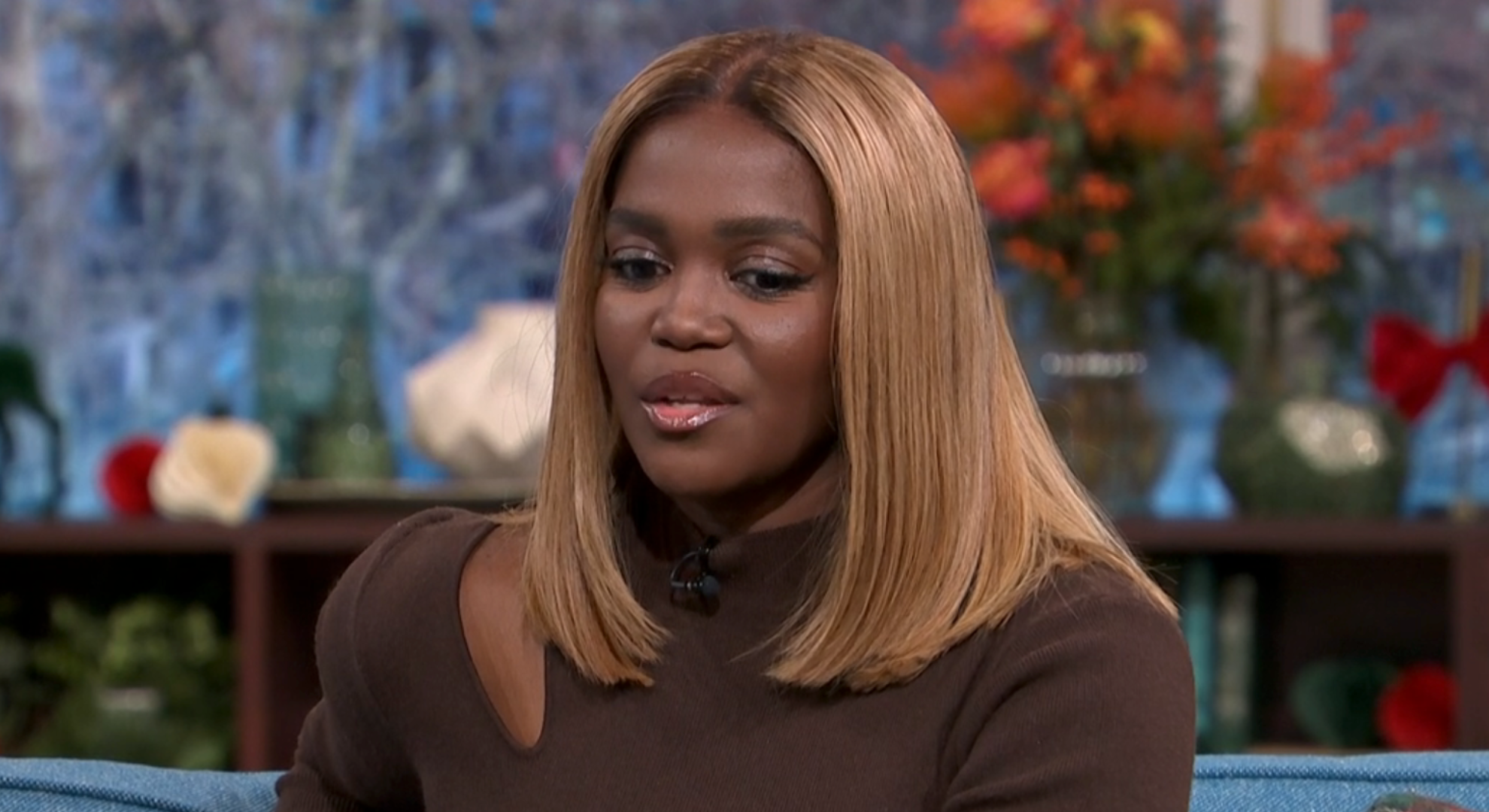 Oti Mabuse speaking on This Morning