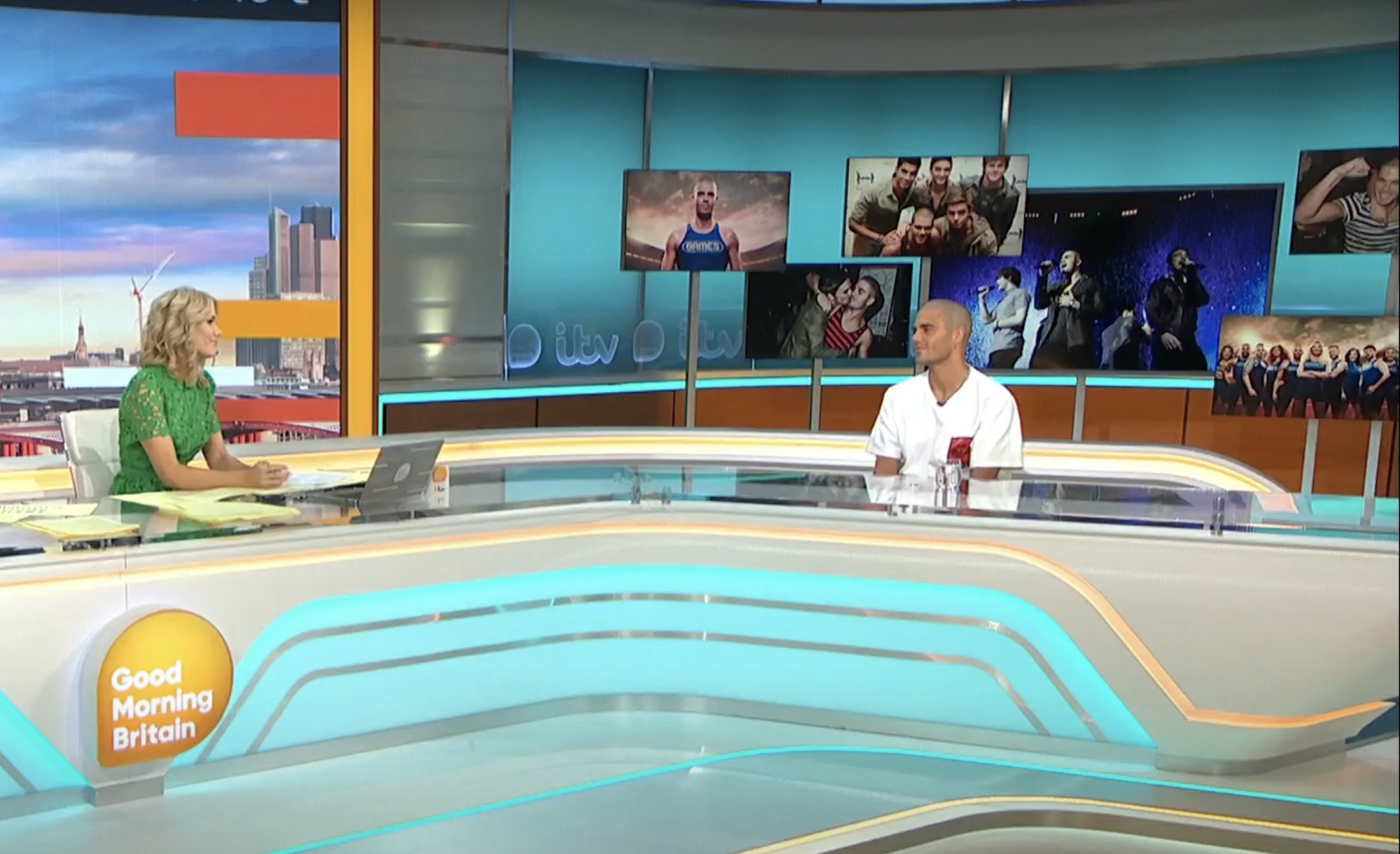 Max George on Good Morning Britain