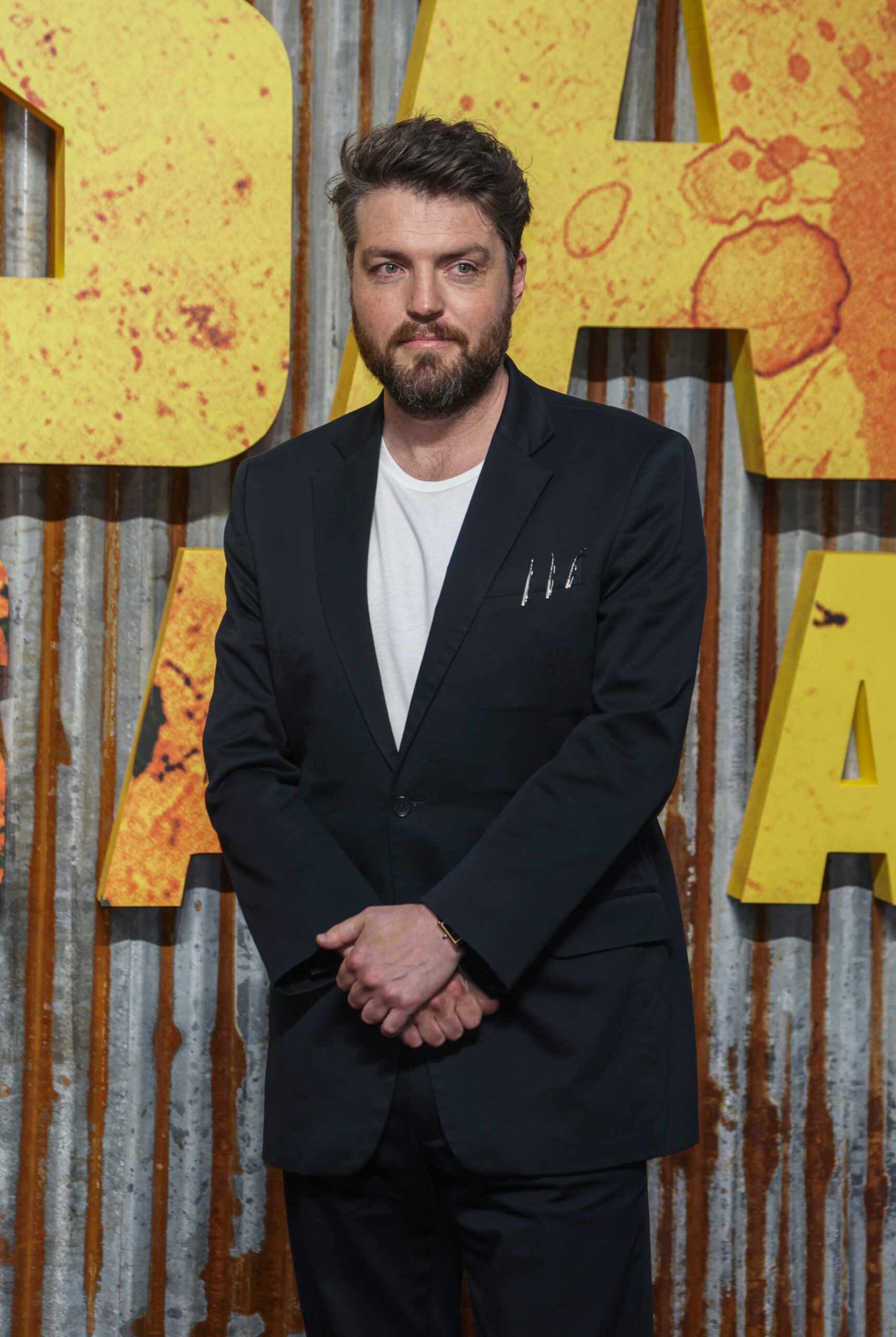 Tom Burke on the red carpet