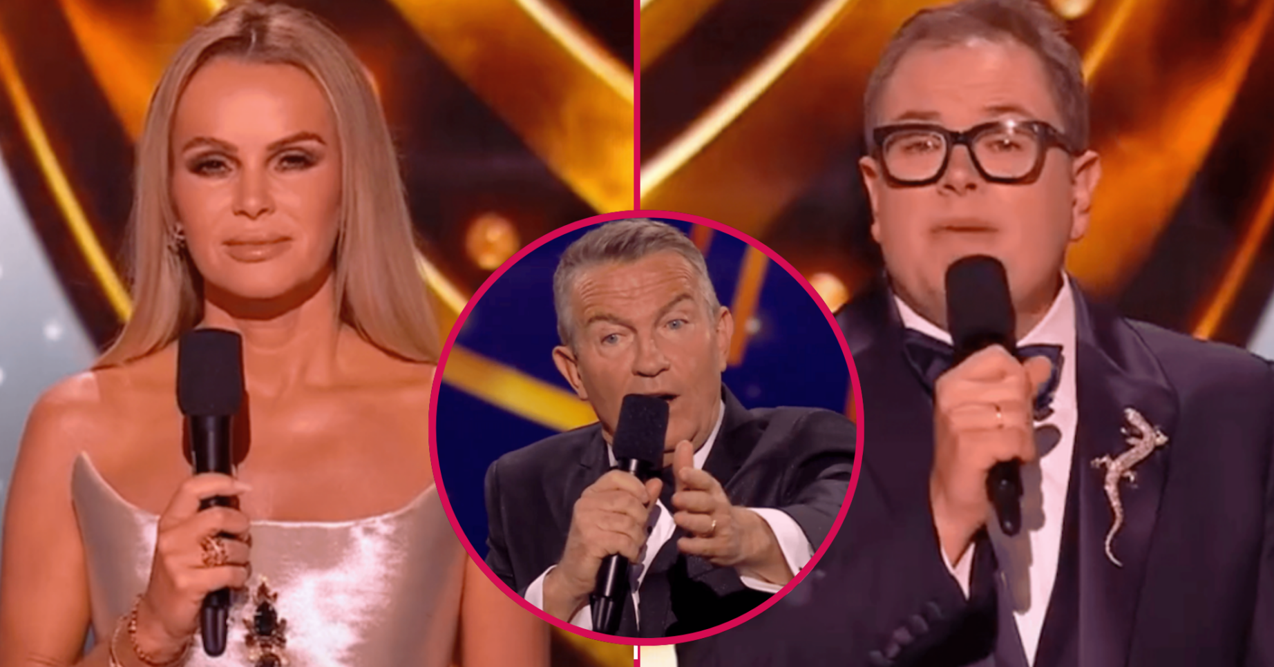 Amanda Holden, Alan Carr and Bradley Walsh on the Royal Variety Performance