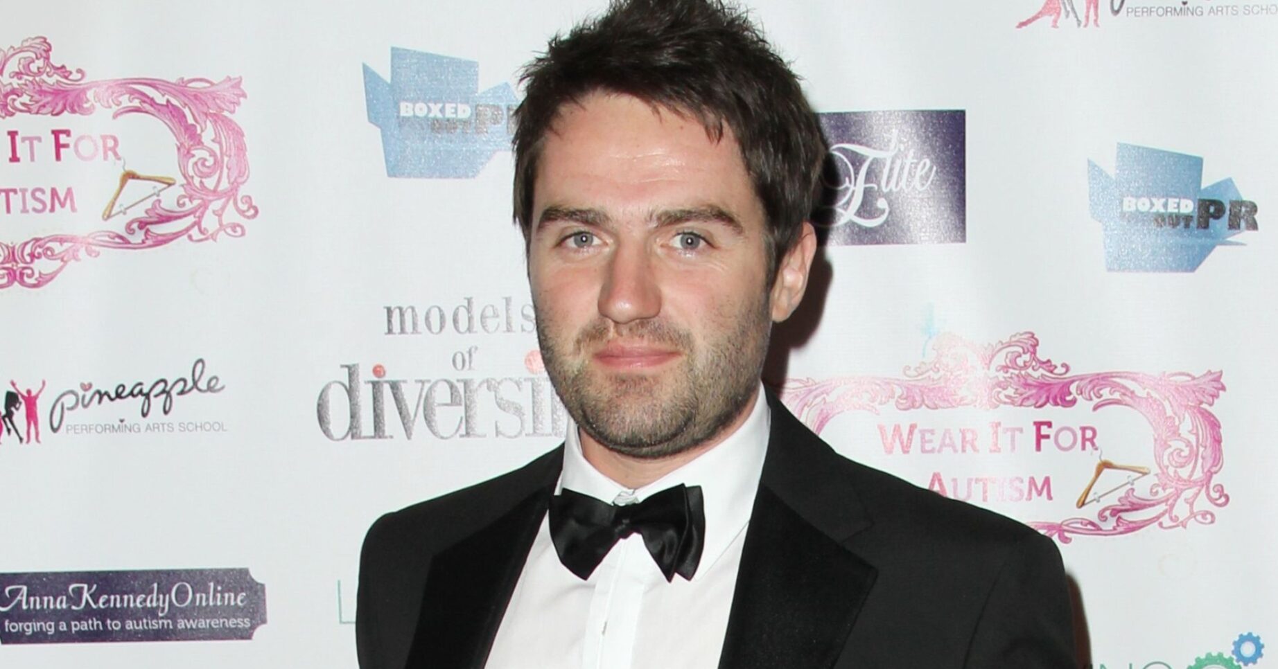 George Gilbey on the red carpet