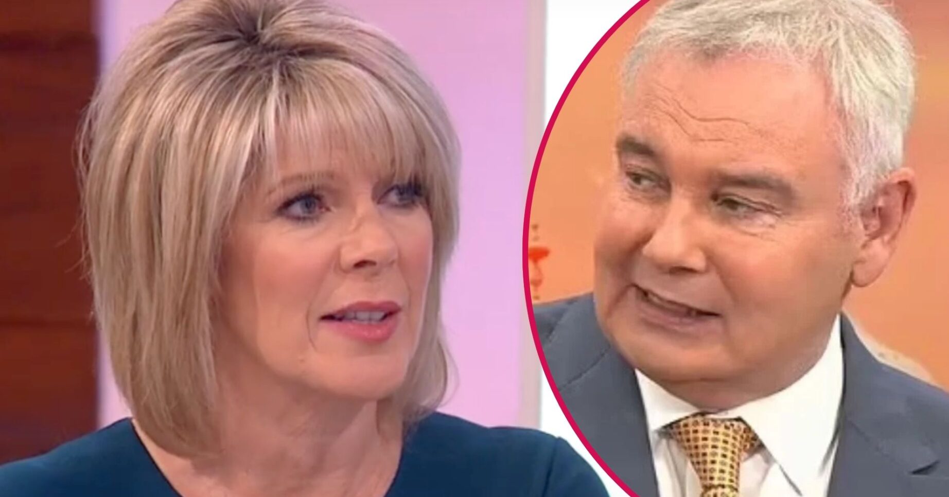 Split image of Ruth Langsford (left) and Eamonn Holmes (right)