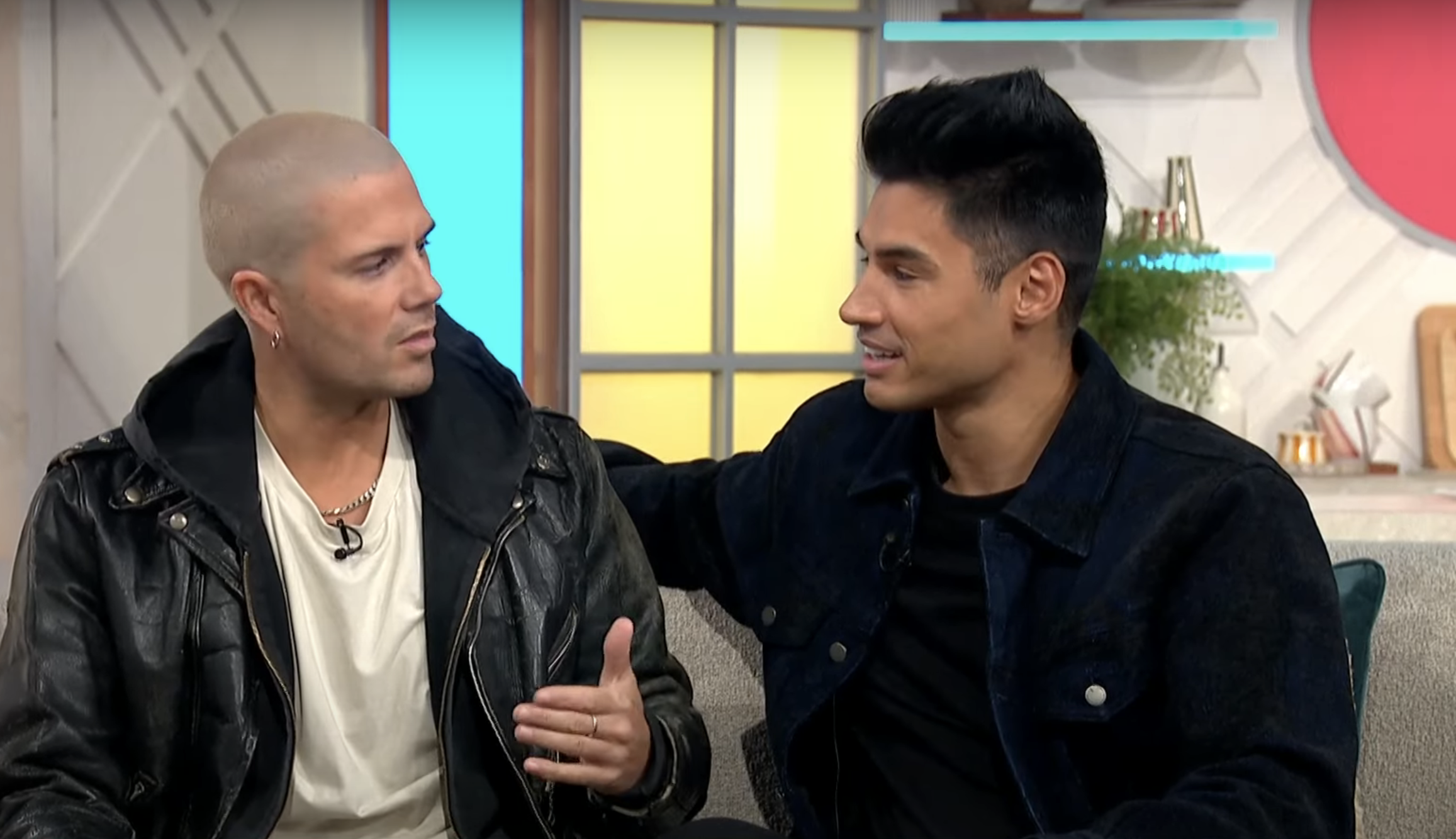 Max George and bandmate Siva Kaneswaran on Lorraine