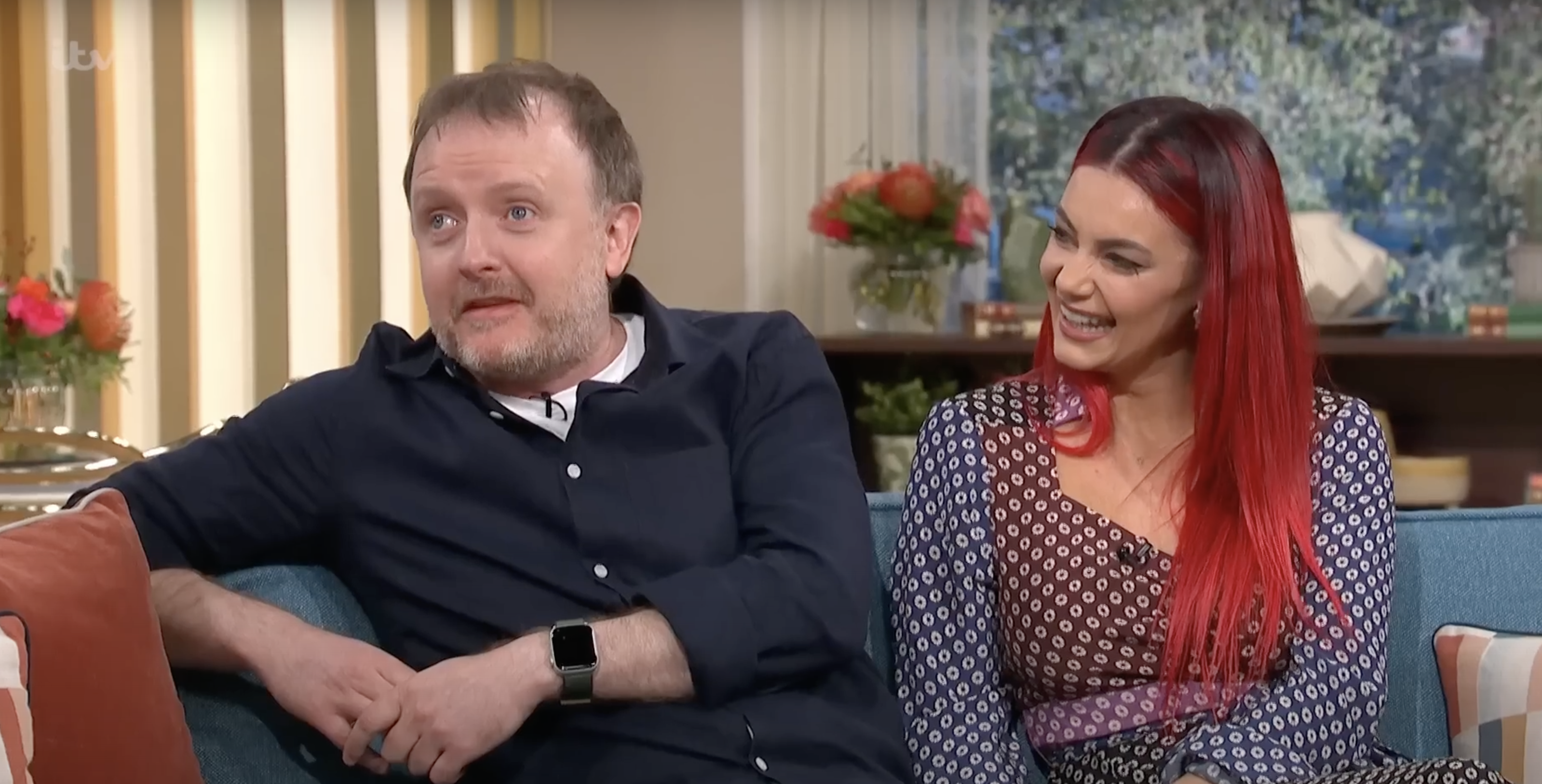 Chris McCausland and Dianne Buswell on This Morning
