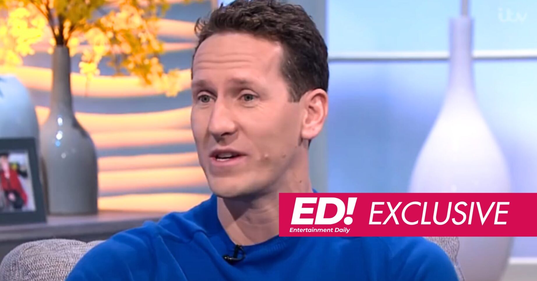 Brendan Cole talking on Lorraine with ED! exclusive banner