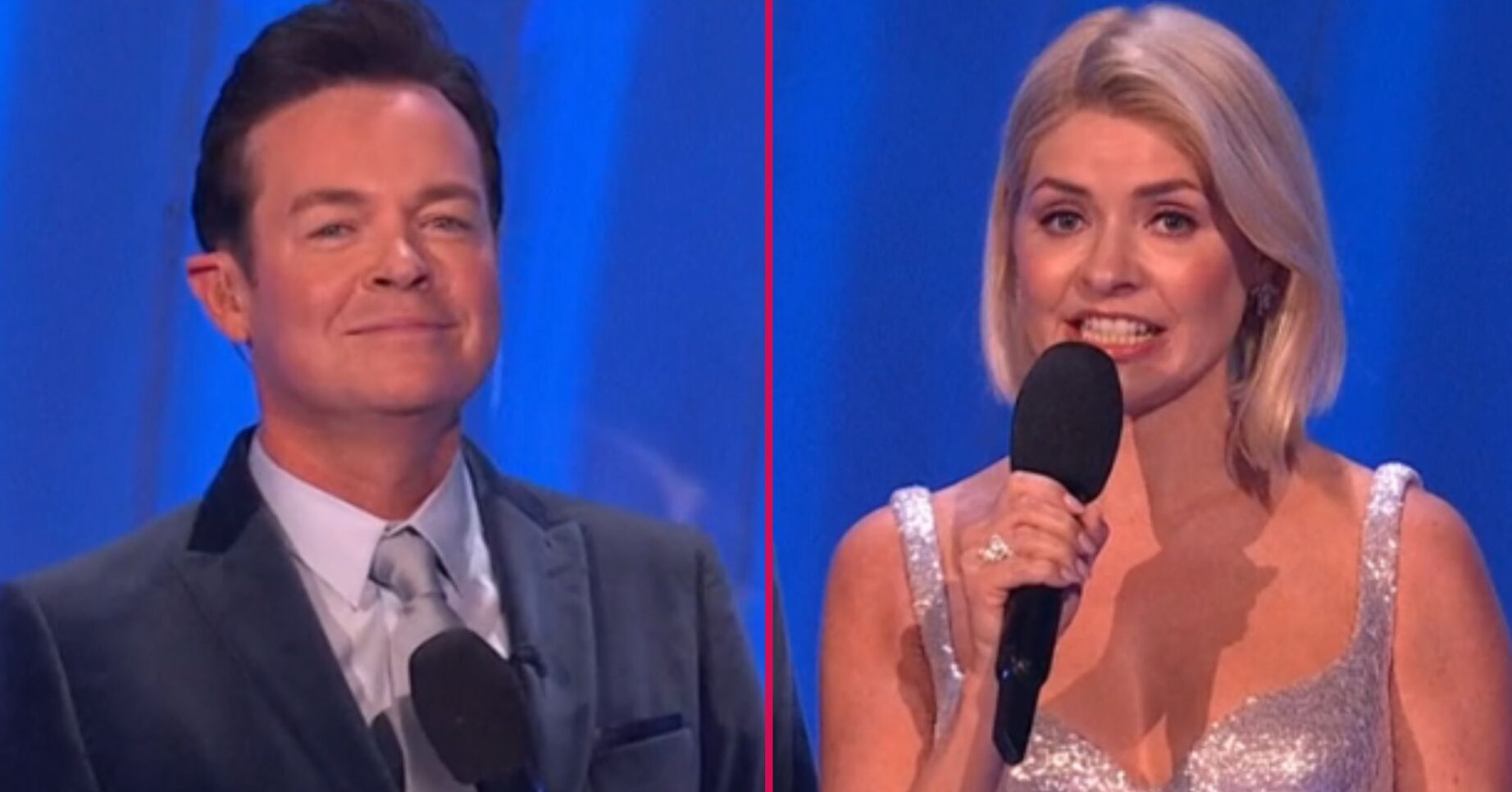 ED! composite of Stephen Mulhern and Holly Willoughby hosting ITV Dancing On Ice