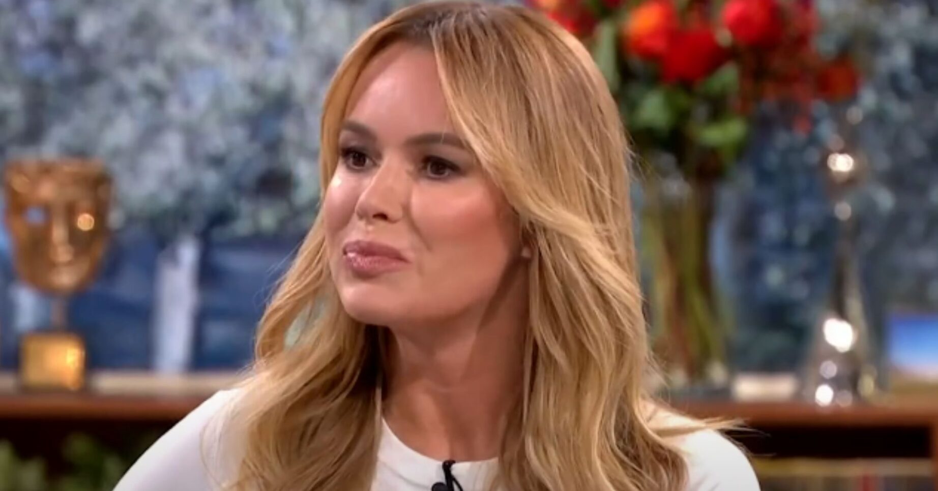 Amanda Holden speaking on This Morning