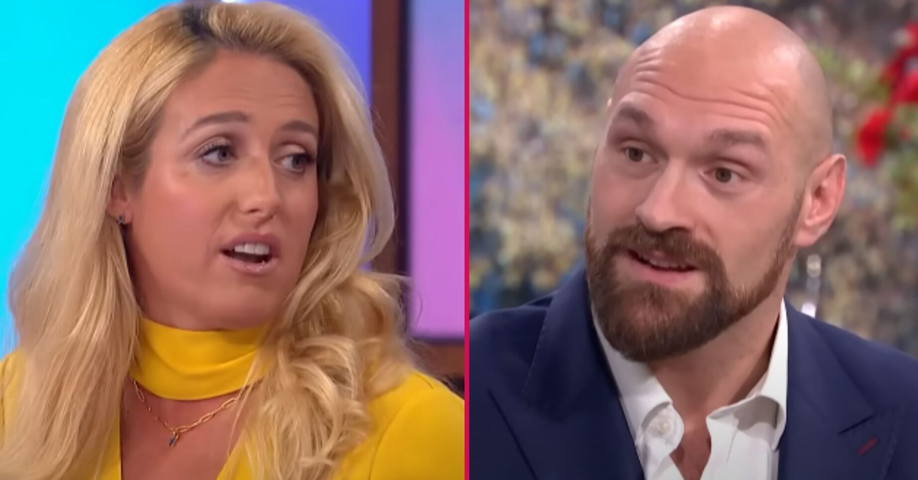 ED! composite of Paris Fury on Loose Women and Tyson Fury on This Morning
