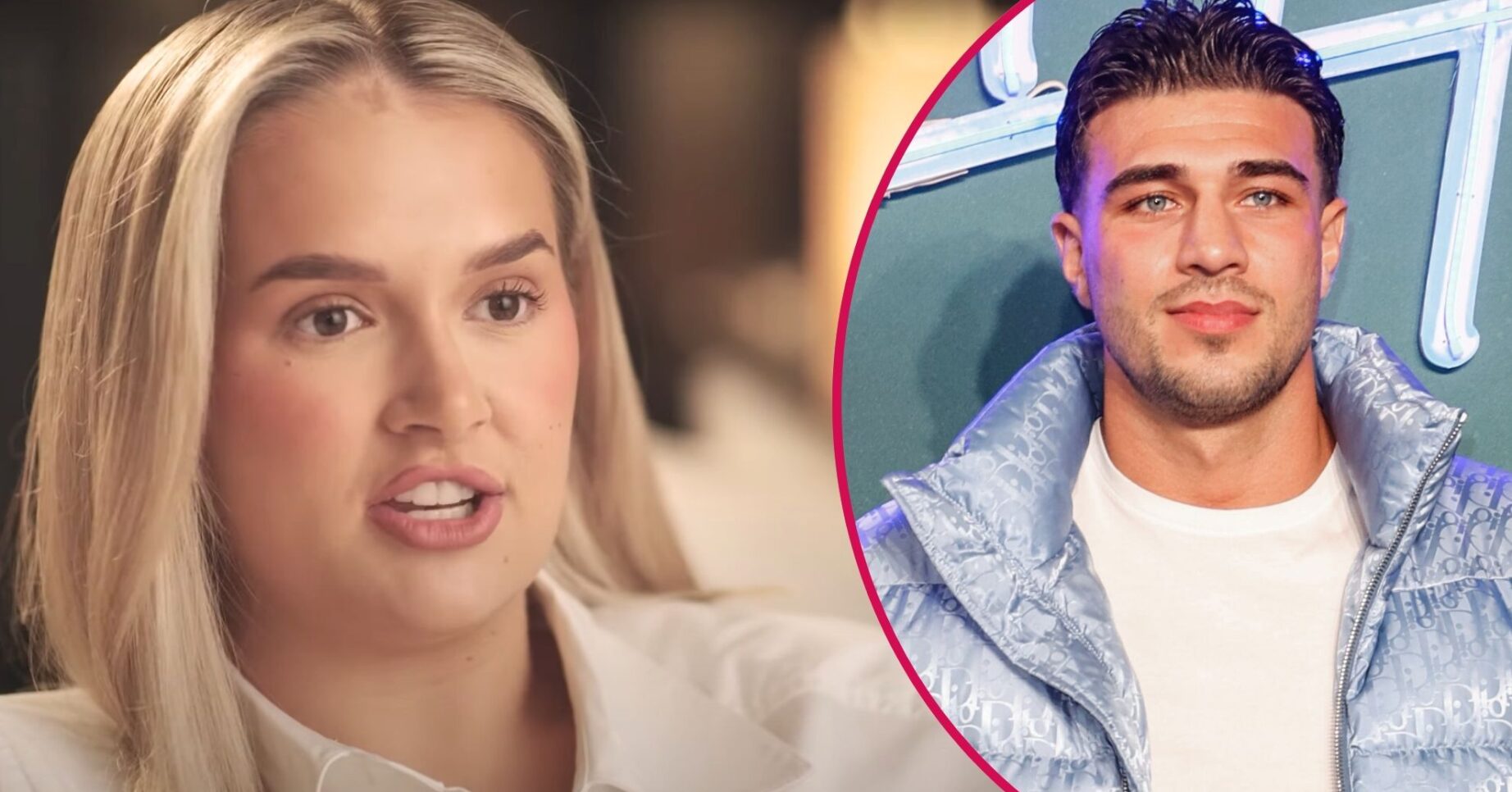 Split image of Molly-Mae Hague and Tommy Fury