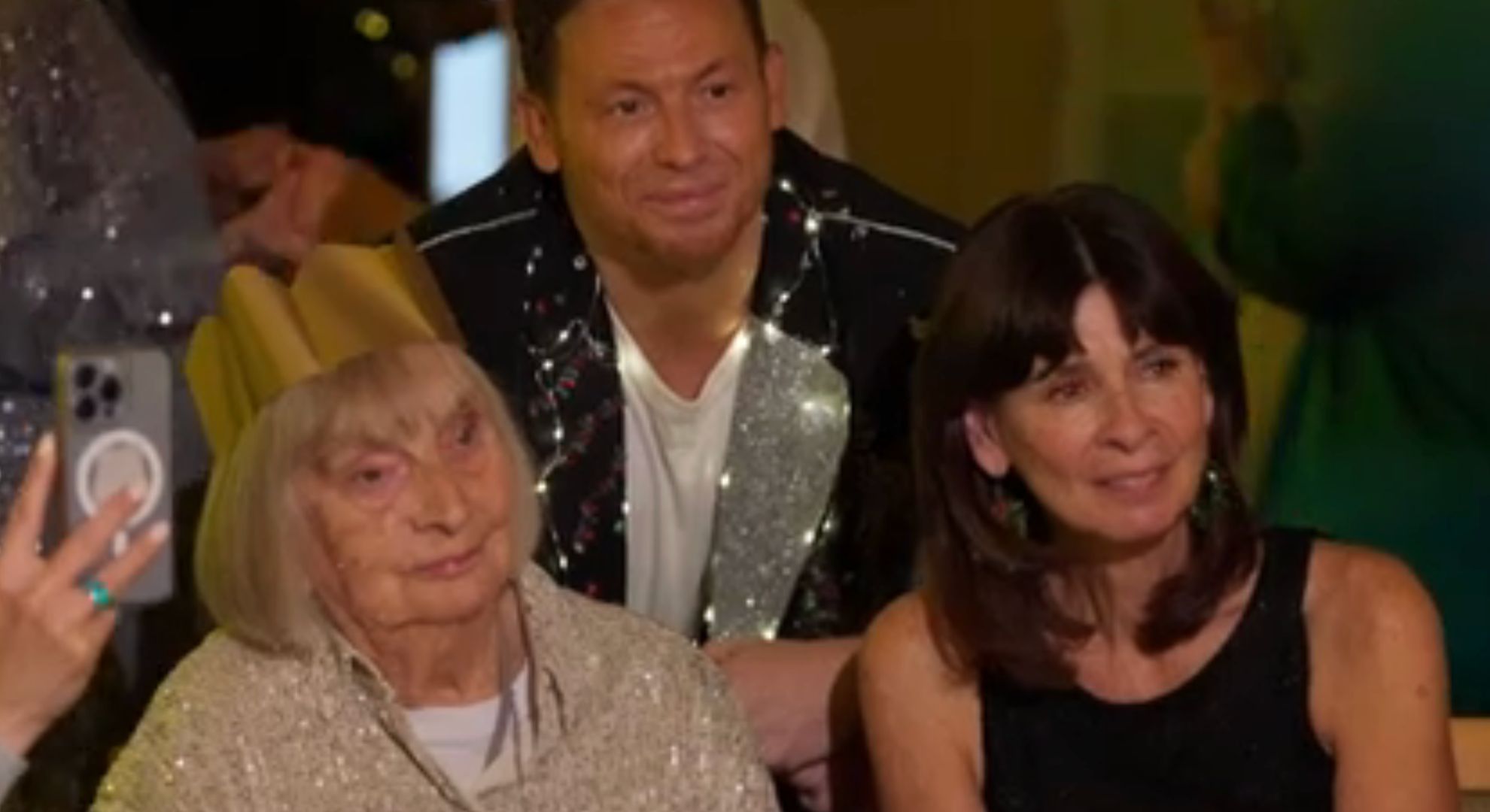 Stacey Solomon's nan and Joe Swash