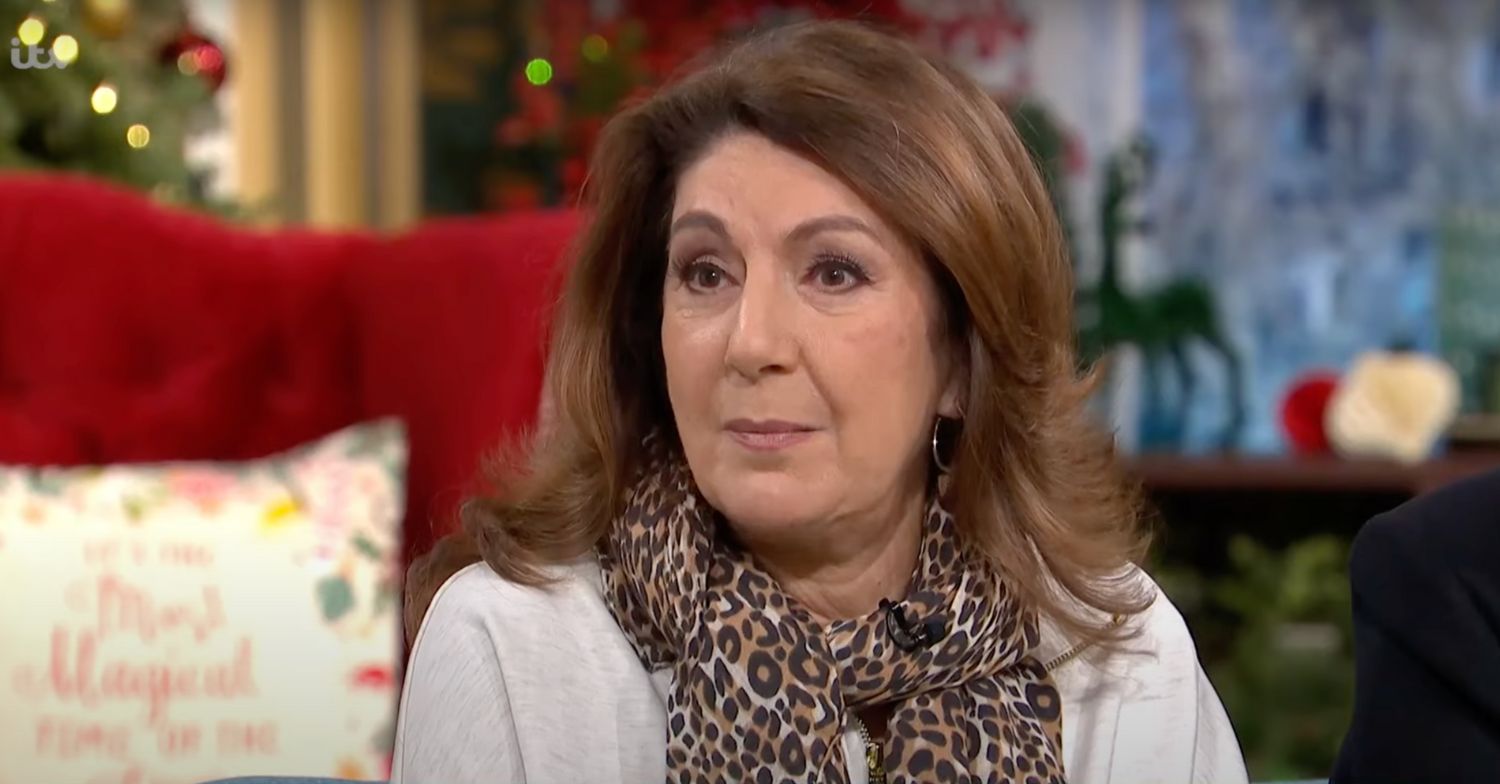 Jane McDonald speaking on This Morning 