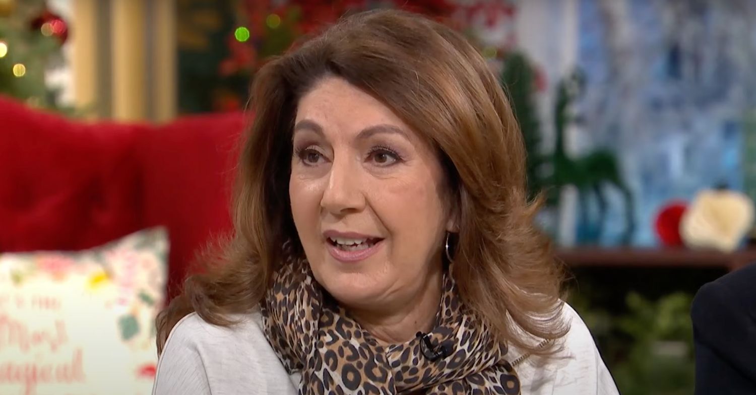 Jane McDonald speaking on This Morning