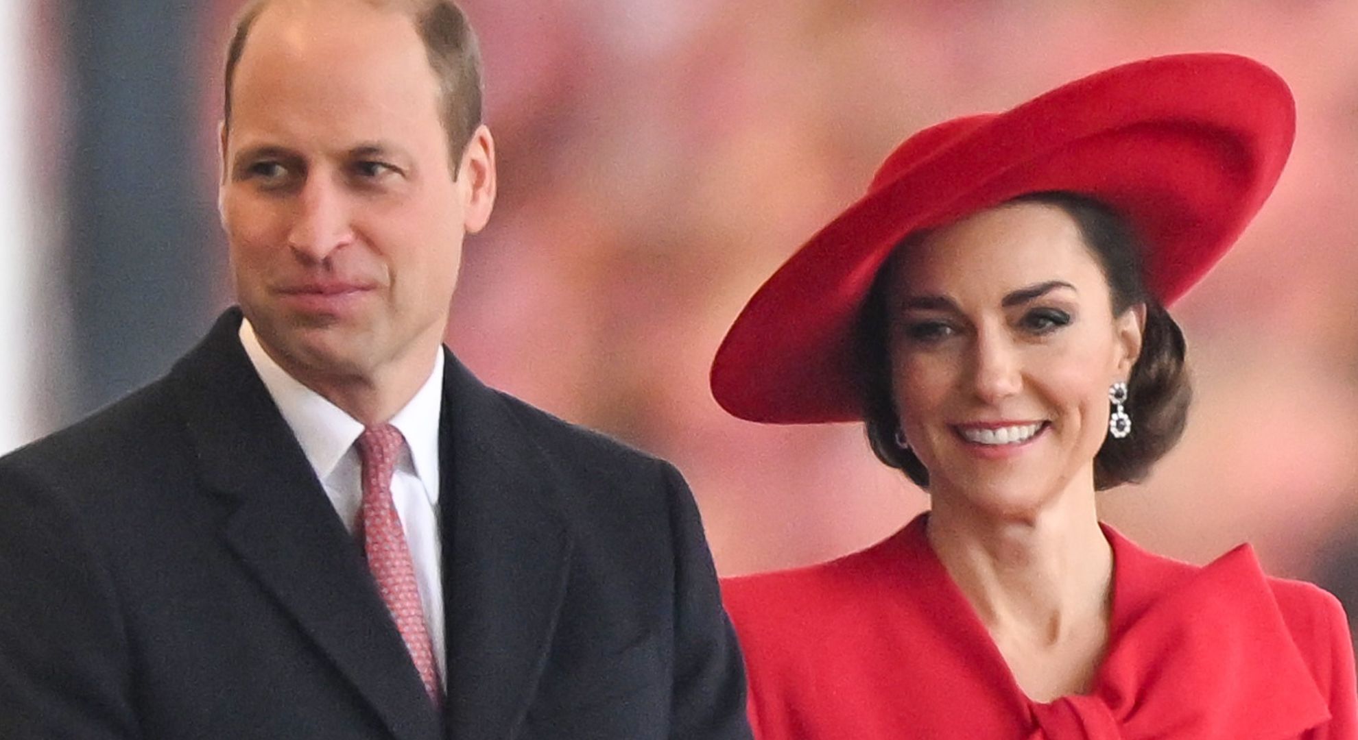 Prince William and Princess Kate smiling