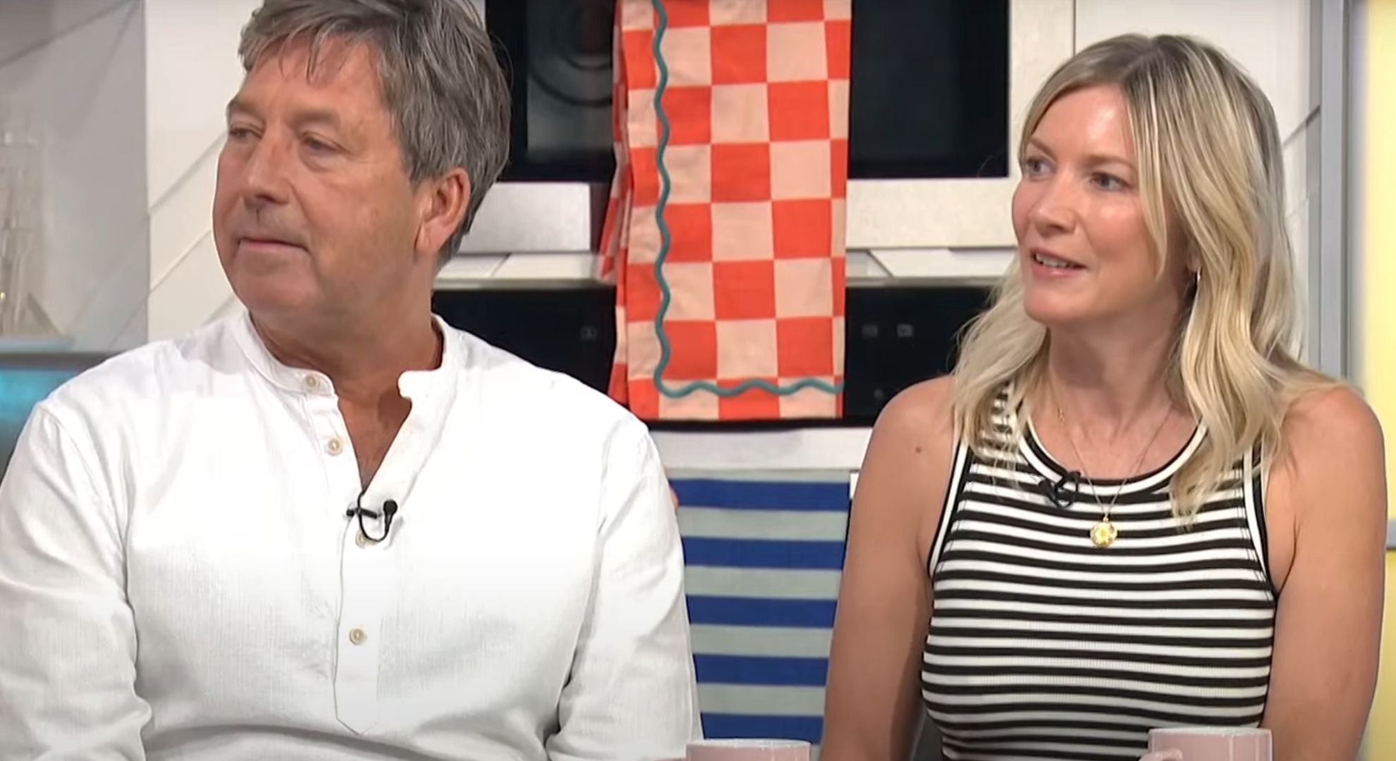 John Torode and Lisa Faulker on Lorraine