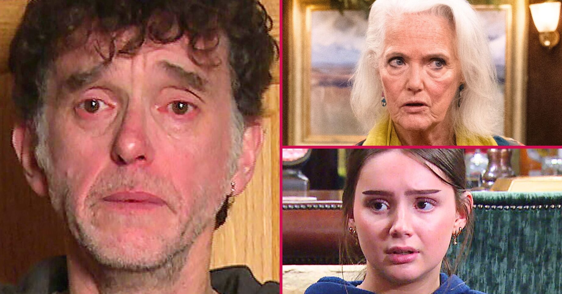 Emmerdale's Marlon, Mary, Sarah