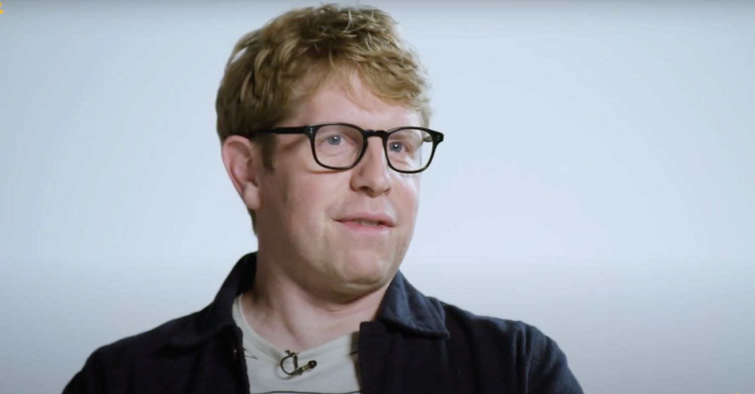 Josh Widdicombe speaking