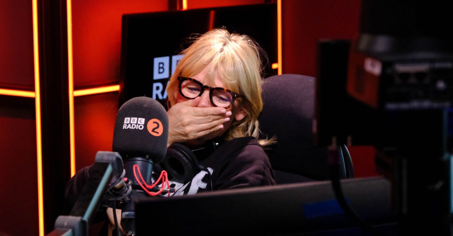 Zoe Ball crying on BBC Radio 2