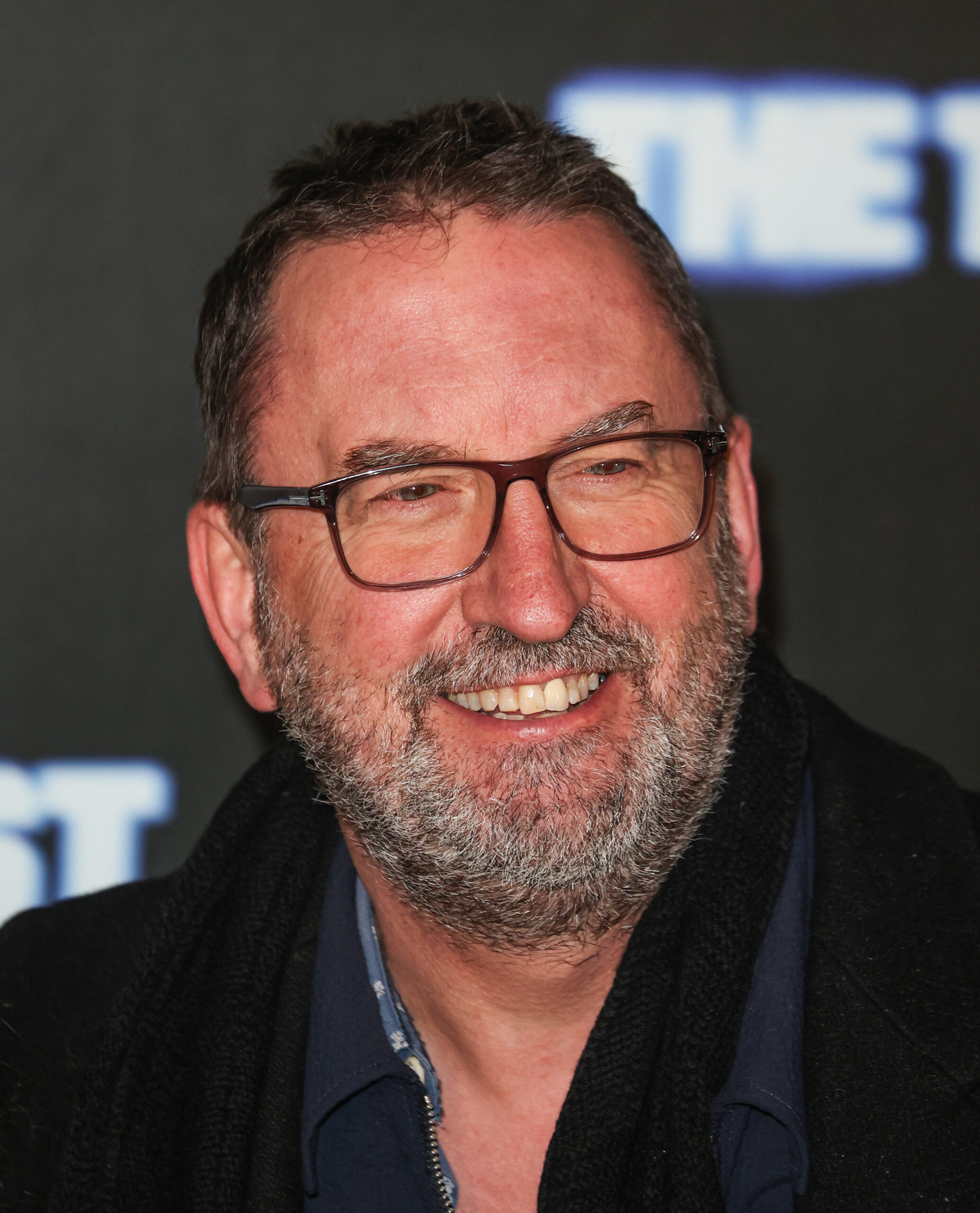 Lee Mack on the red carpet