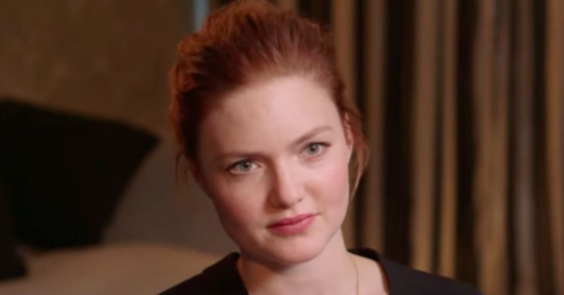 Holliday Grainger sits down to talk to the camera