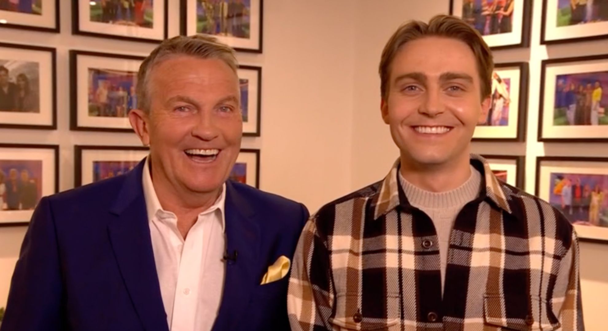 Bradley and Barney Walsh on The One Show
