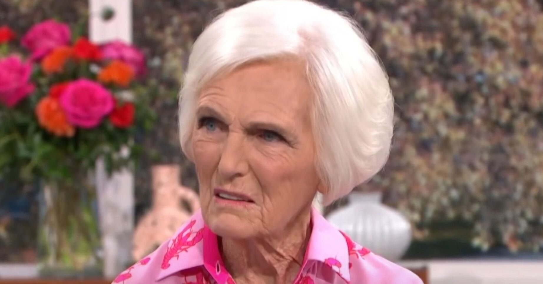 Mary Berry talking on This Morning