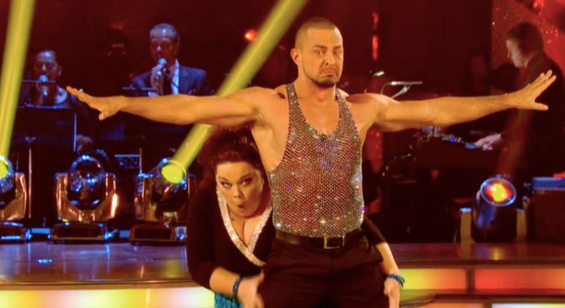 Lisa and Robin on Strictly 