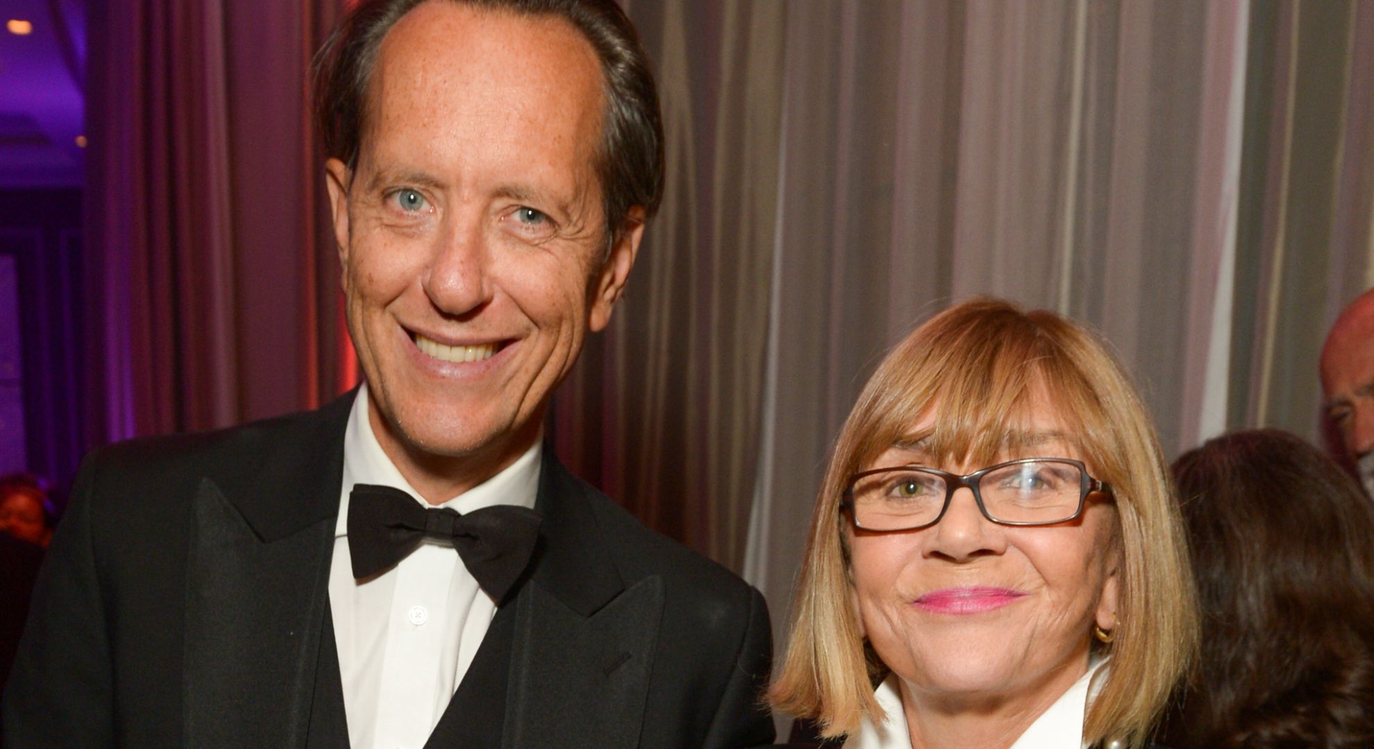 Richard E Grant and his wife