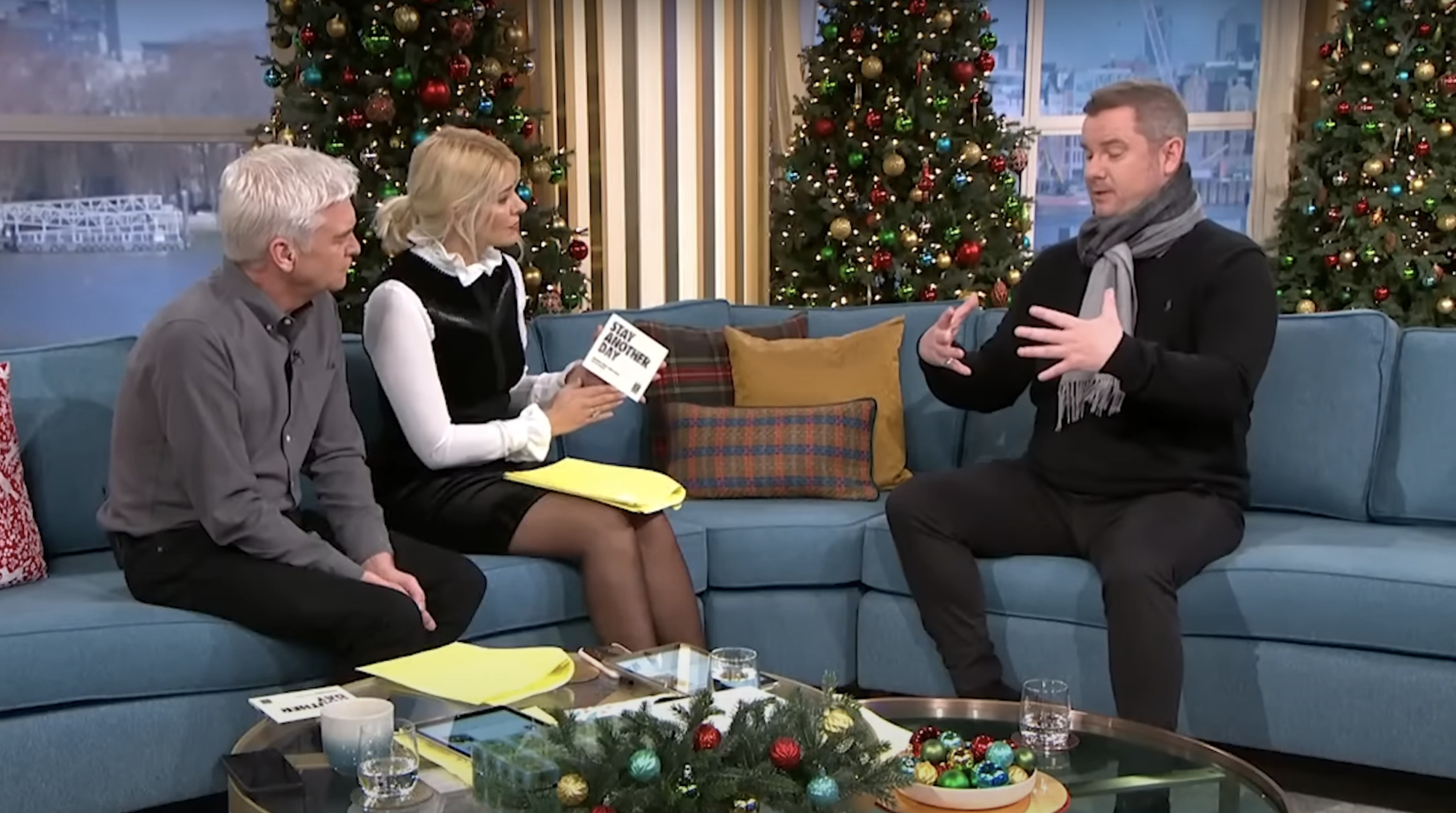 Tony Mortimer of East 17 on This Morning with Paul Schofield and Holly Willoughby