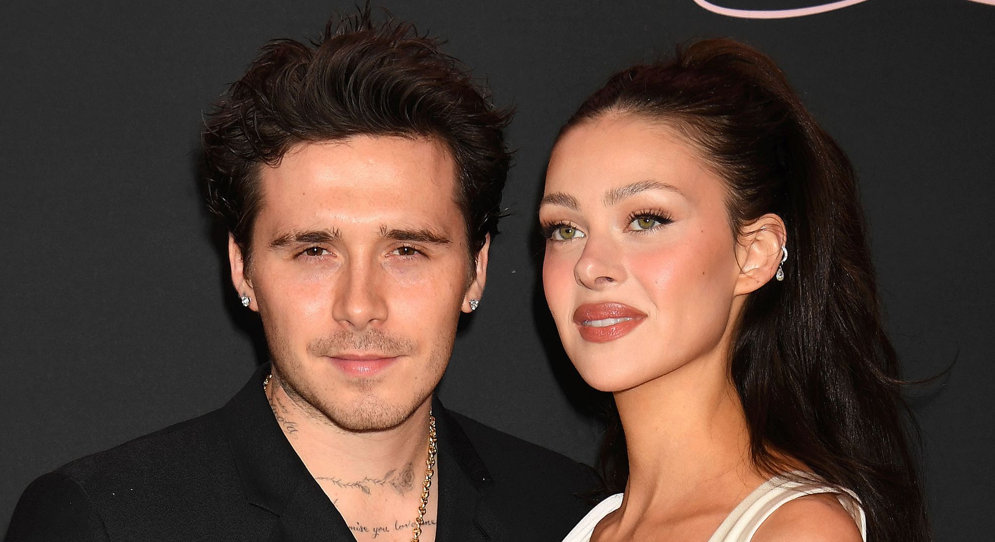 Brooklyn Beckham and his wife Nicola
