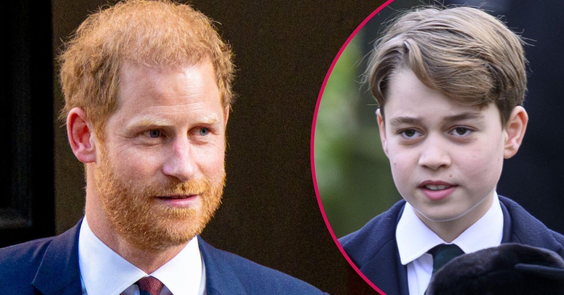 ED! composite of Prince Harry and Prince George at royal events