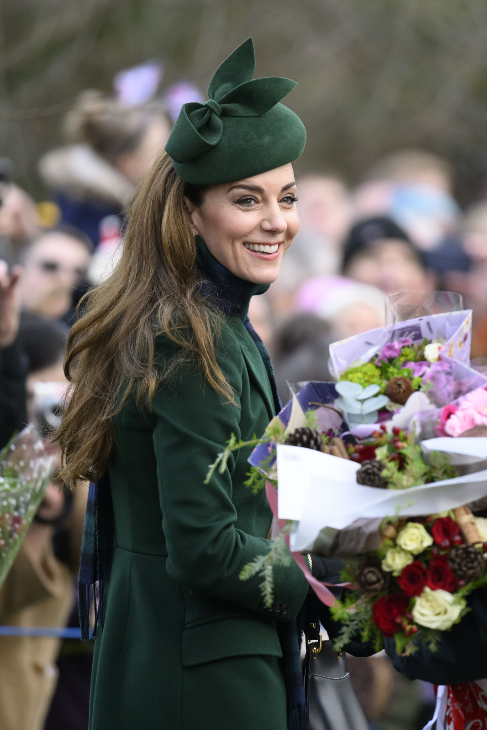 Princess Kate at a Christmas service at St. Mary Magdalene Church on the Sandringham estate