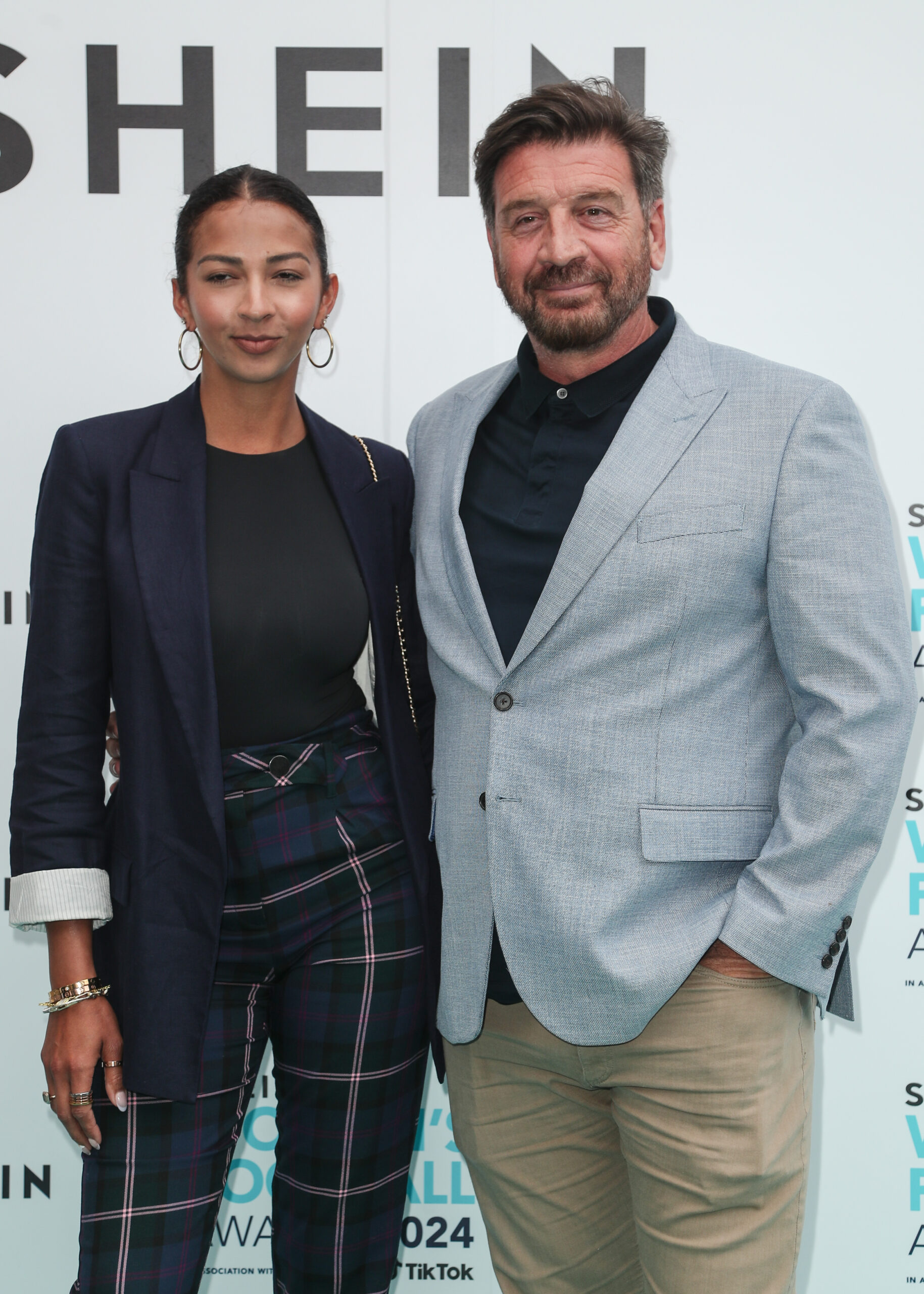 Nick Knowles and fiancée Katie Dadzie at event