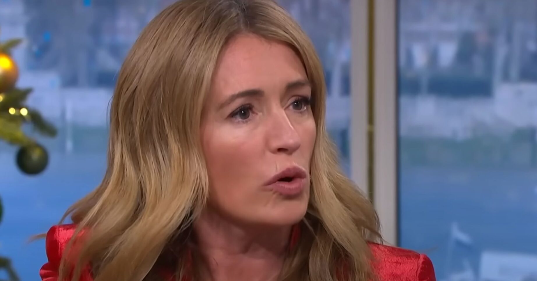 Cat Deeley speaking on This Morning