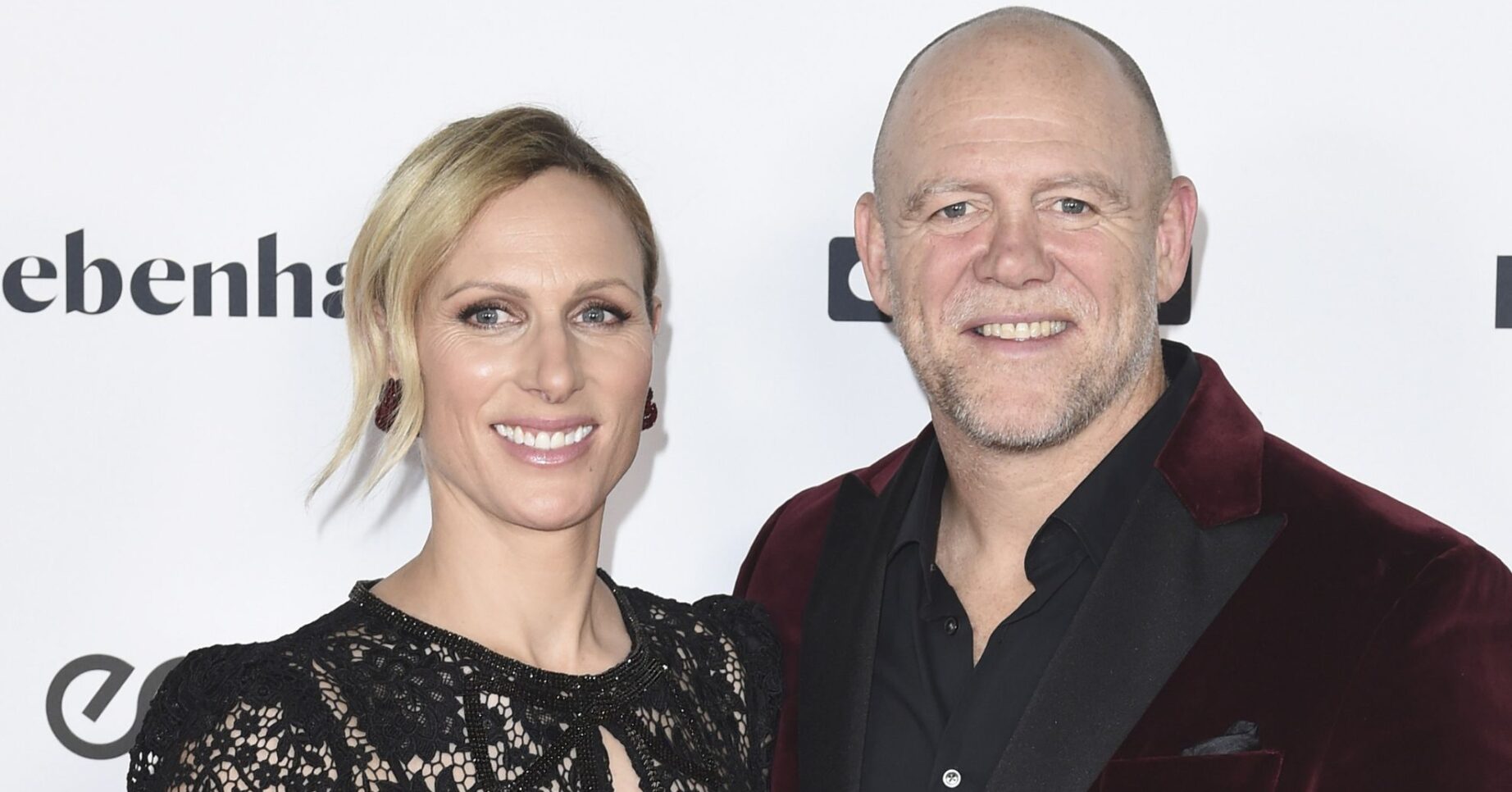 Zara and Mike Tindall pose together for a photo