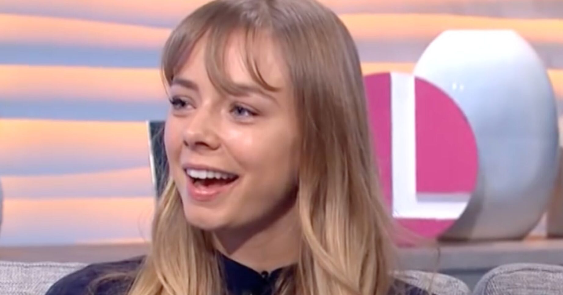 Coronation Street's Sacha Parkinson smiling