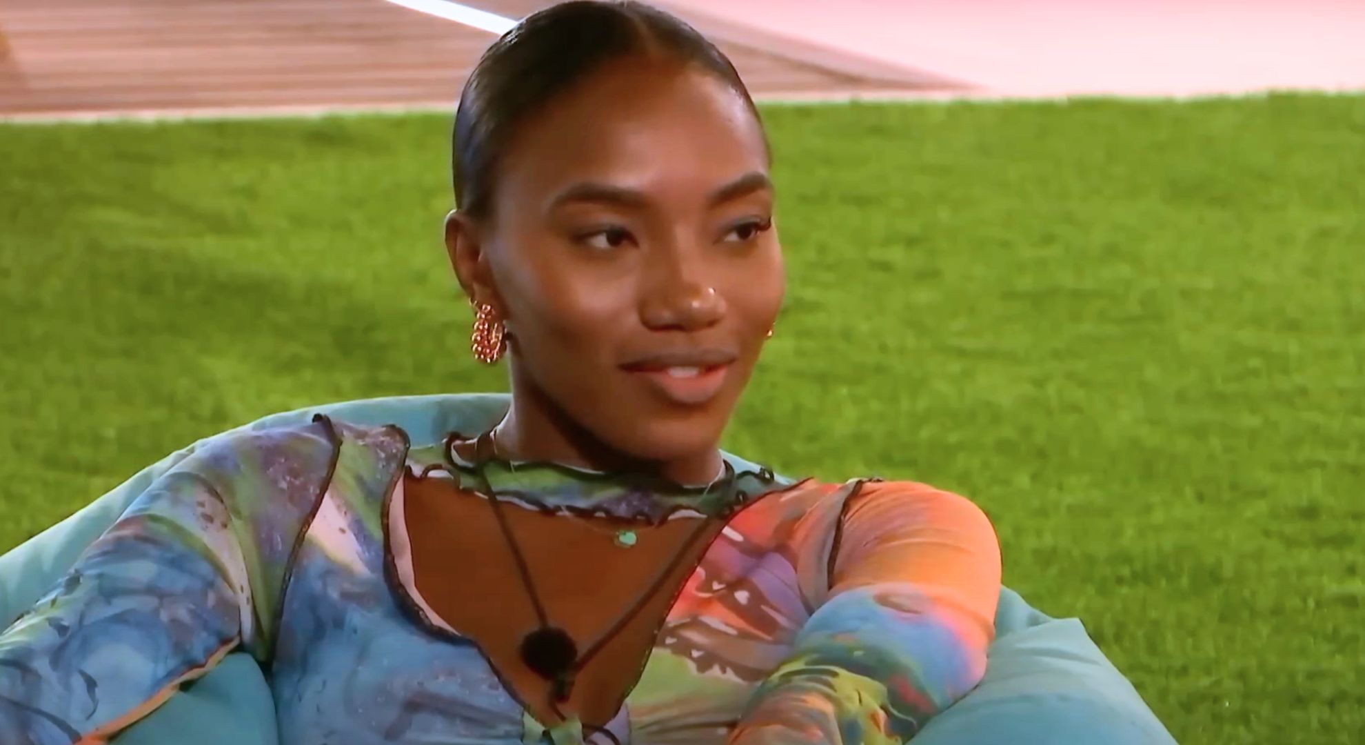 Chyna Mills on Love Island