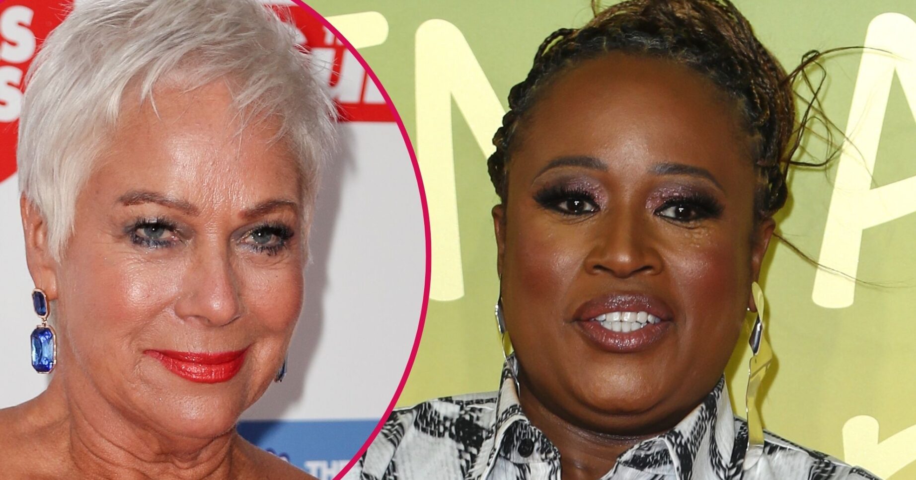 Split image of Denise Welch (left) and Charlene White (right)