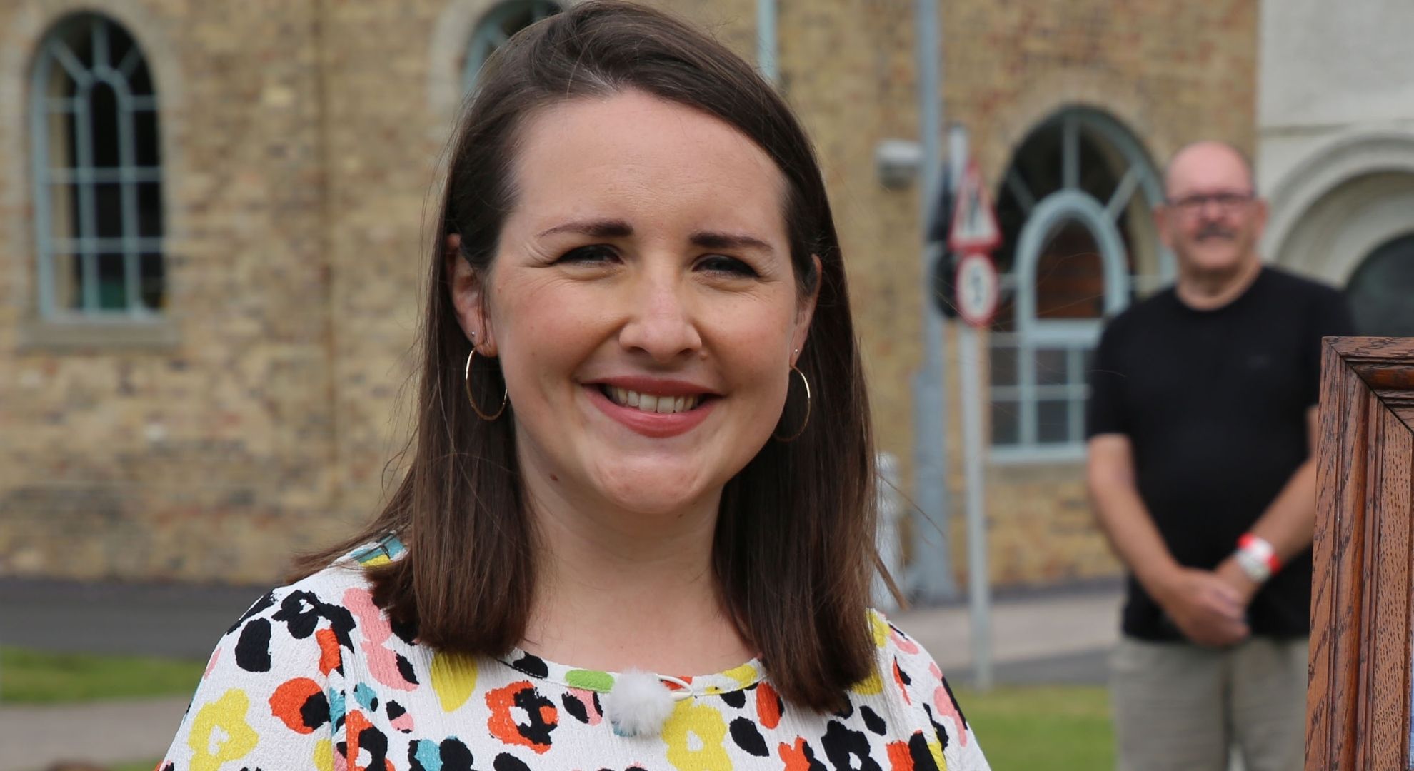 Theo Burrell smiles for the camera