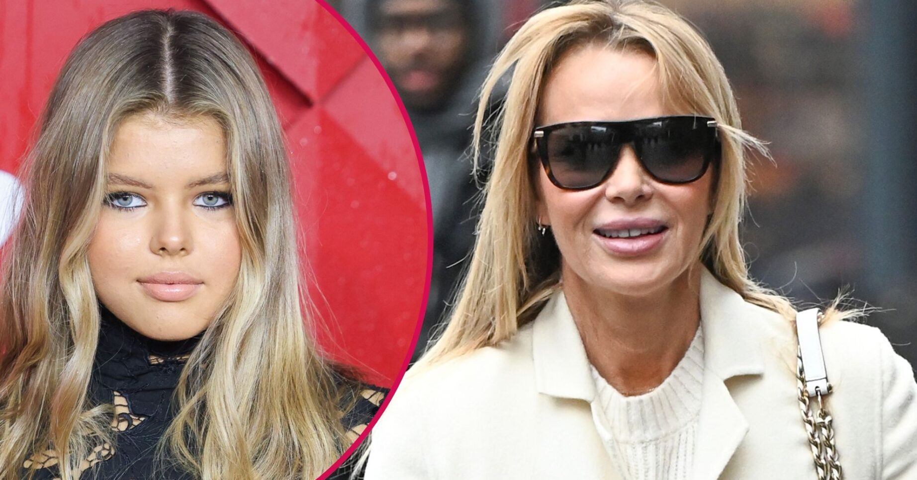 Split image of Lexi (left) and Amanda Holden (right)