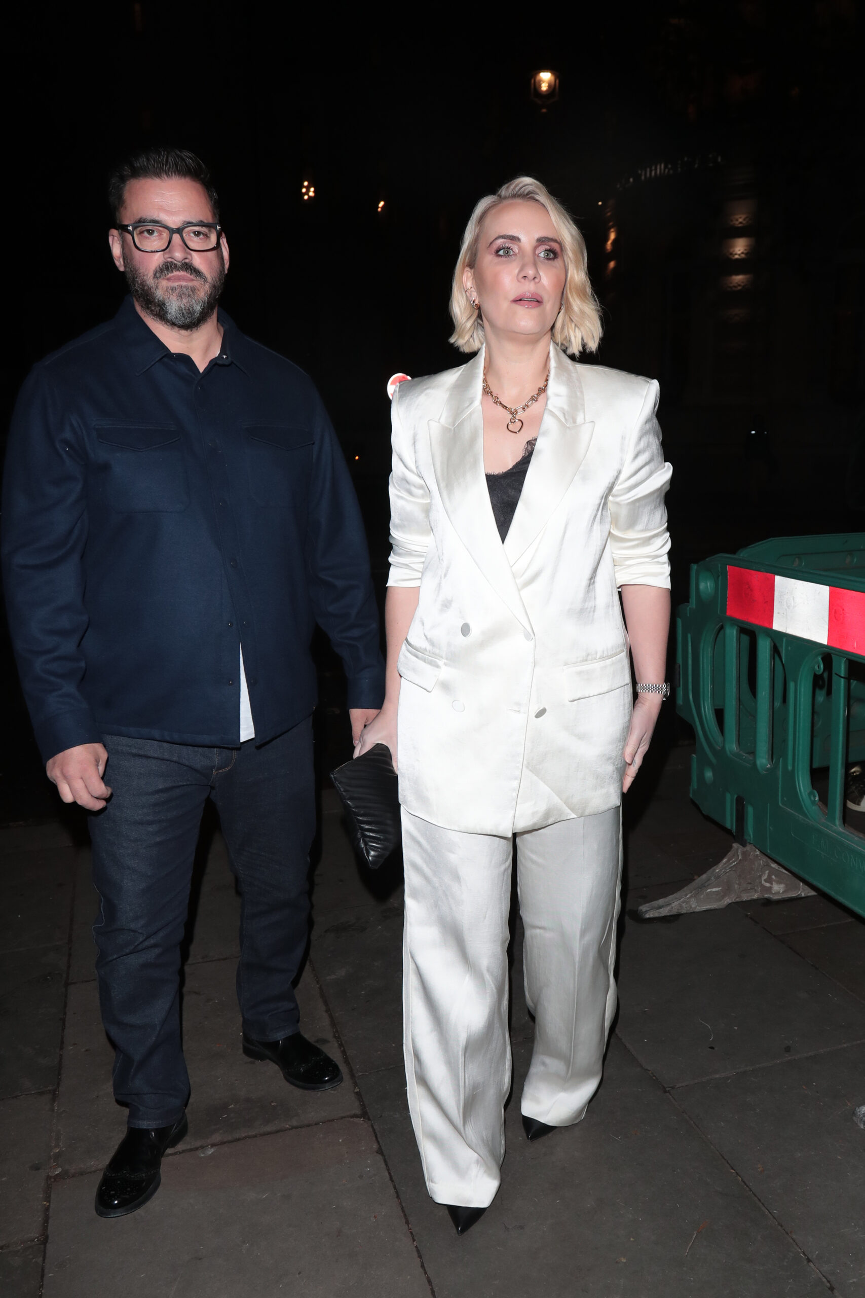 Claire Richards with her husband Reece Hill 