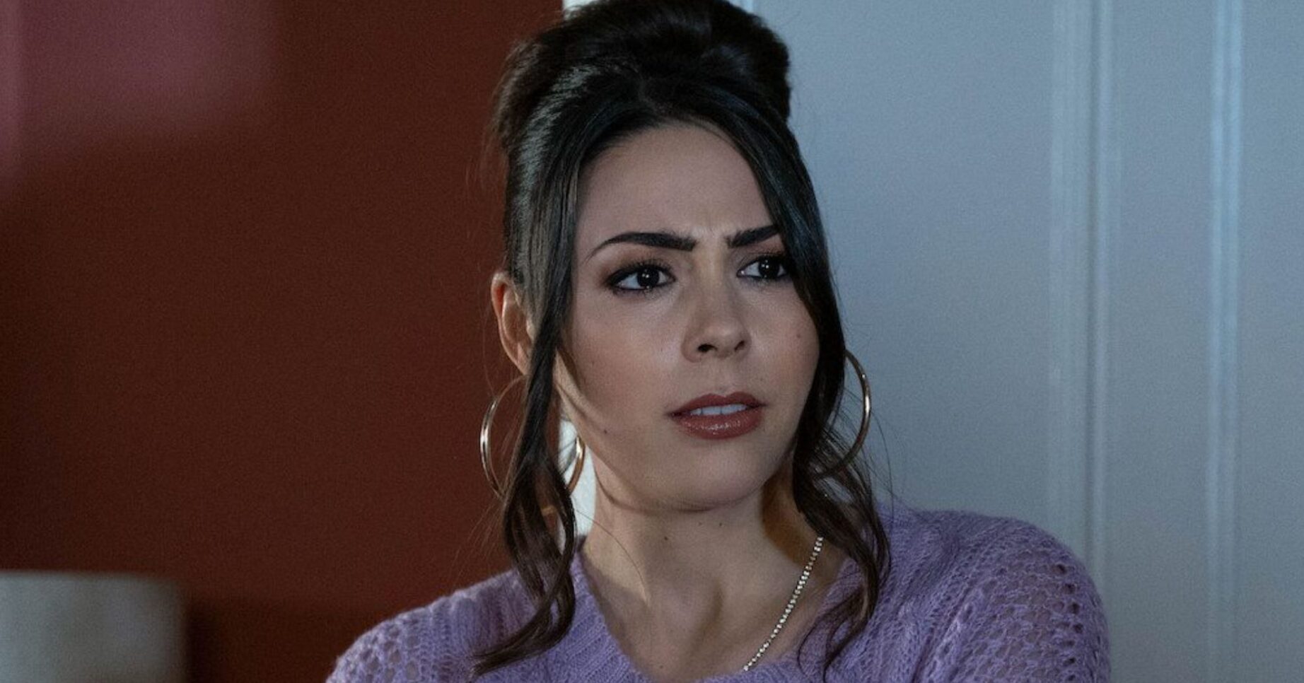 Priya looks worried on EastEnders (Credit: BBC/Composite: ED!)