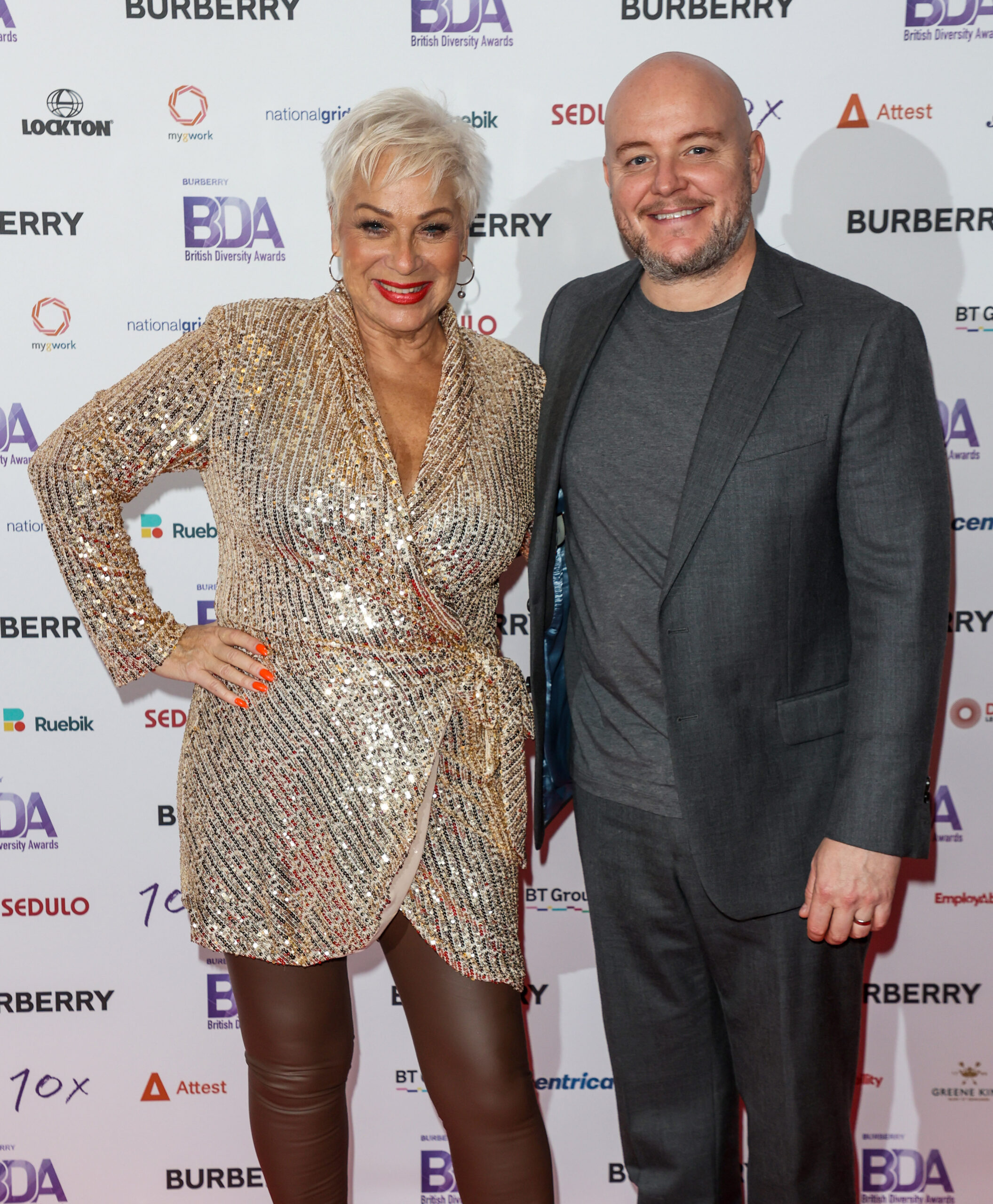 Denise Welch and her third husband Lincoln Townley