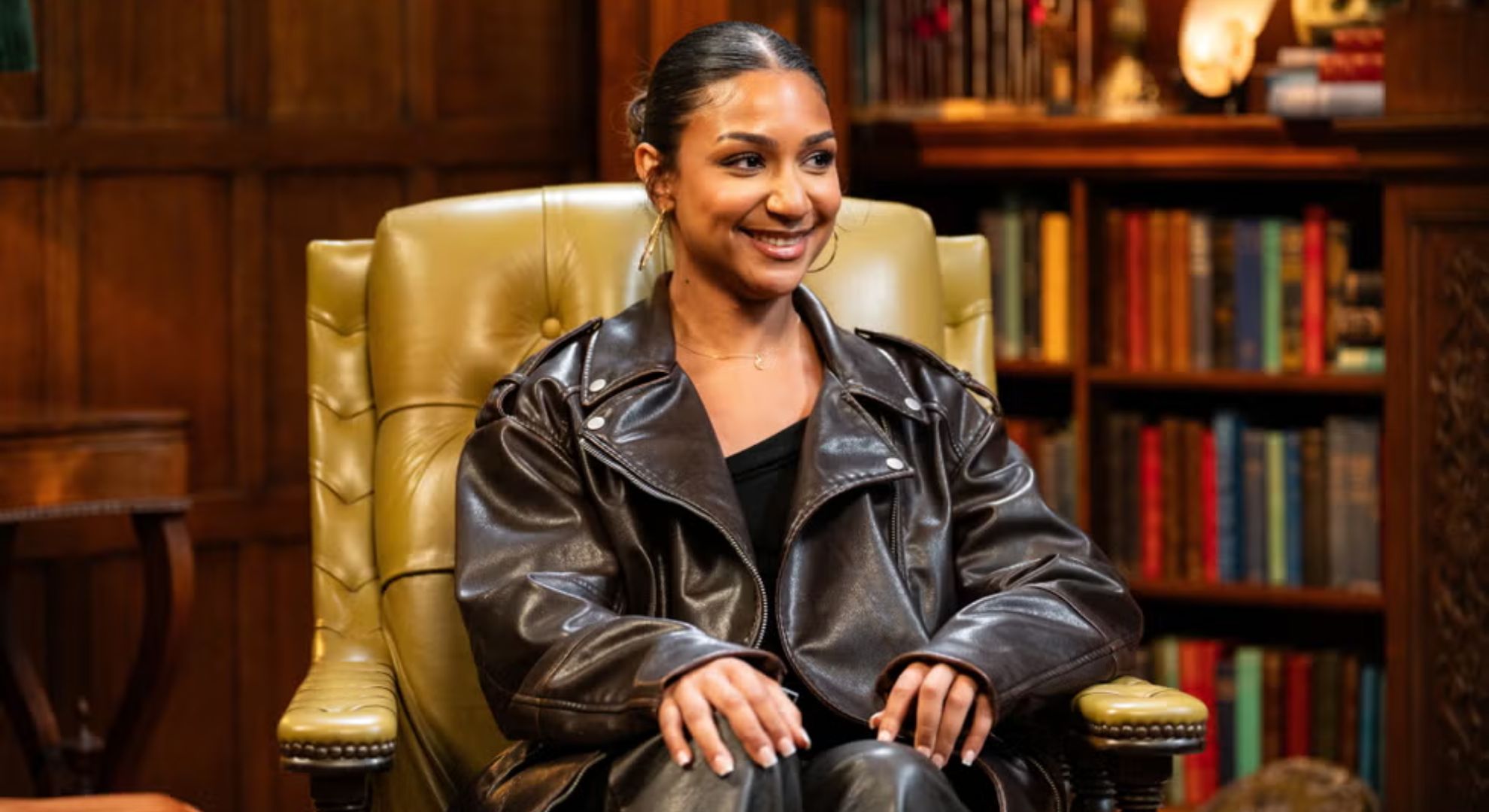 Armani from The Traitors smiling