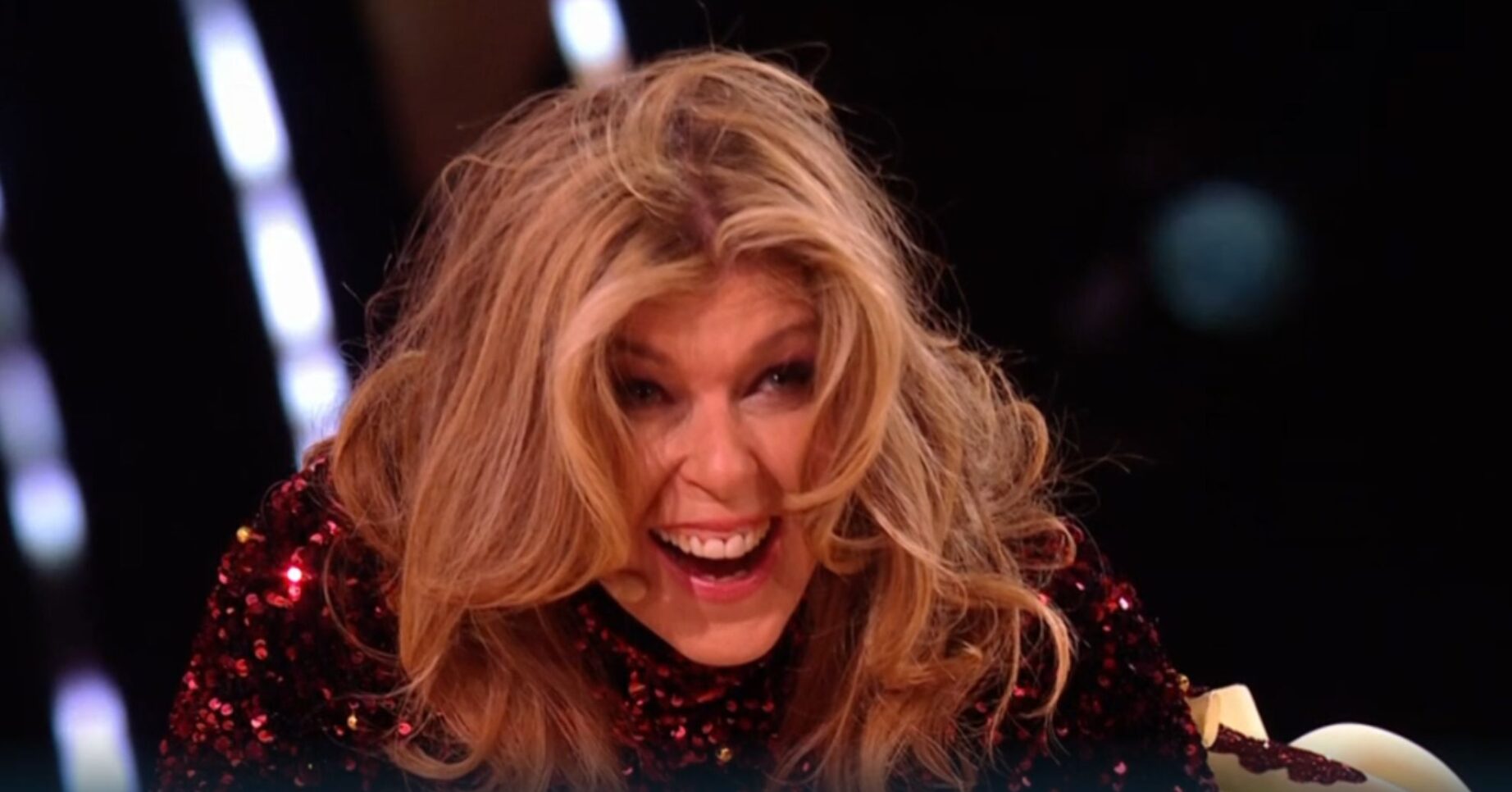 Kate Garraway as Spag Bol on The Masked Singer