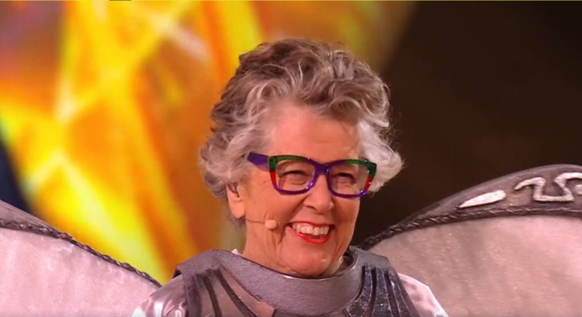 Prue Leith unveiled as Pegasus on The Masked Singer