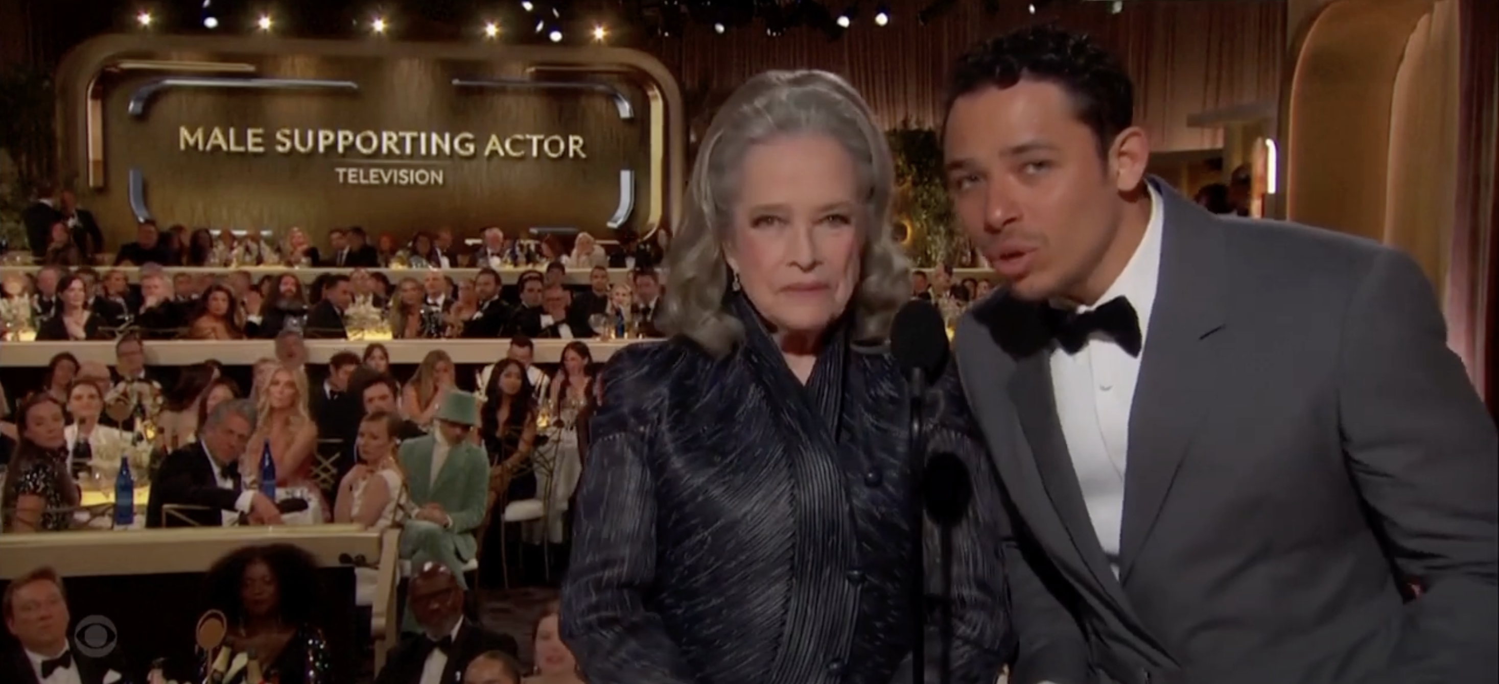 Kathy Bates at Golden Globes