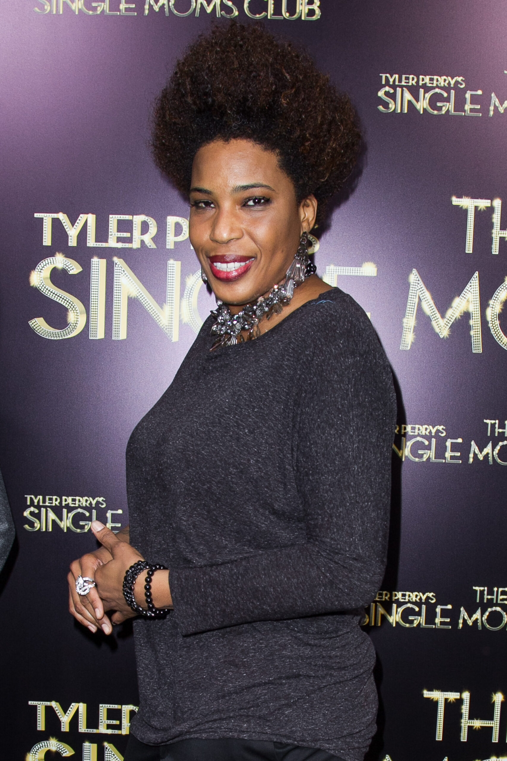 Macy Gray smiling