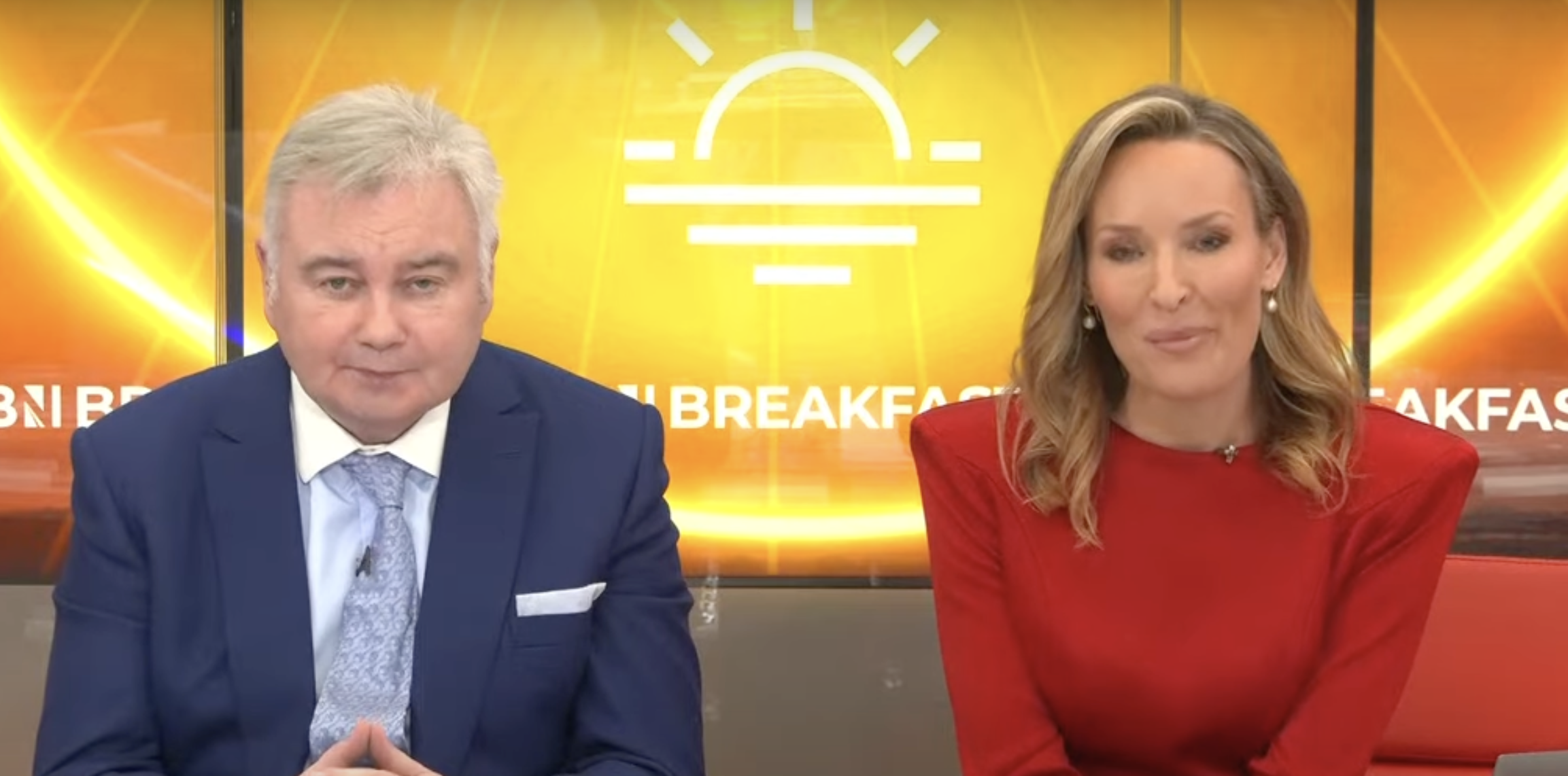 Eamonn Holmes and Isabel Webster 