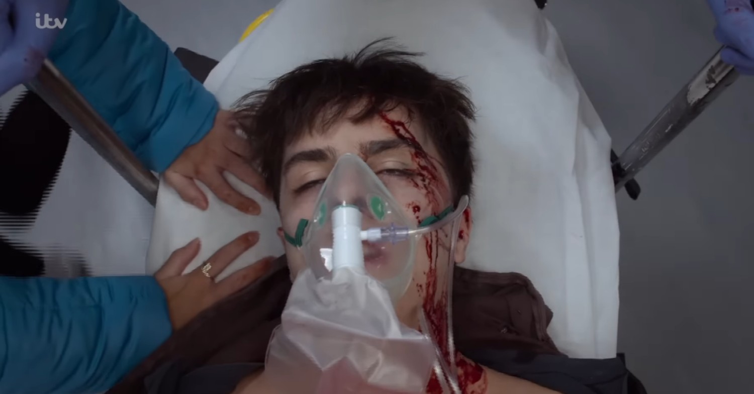 Mason in hospital on Corrie