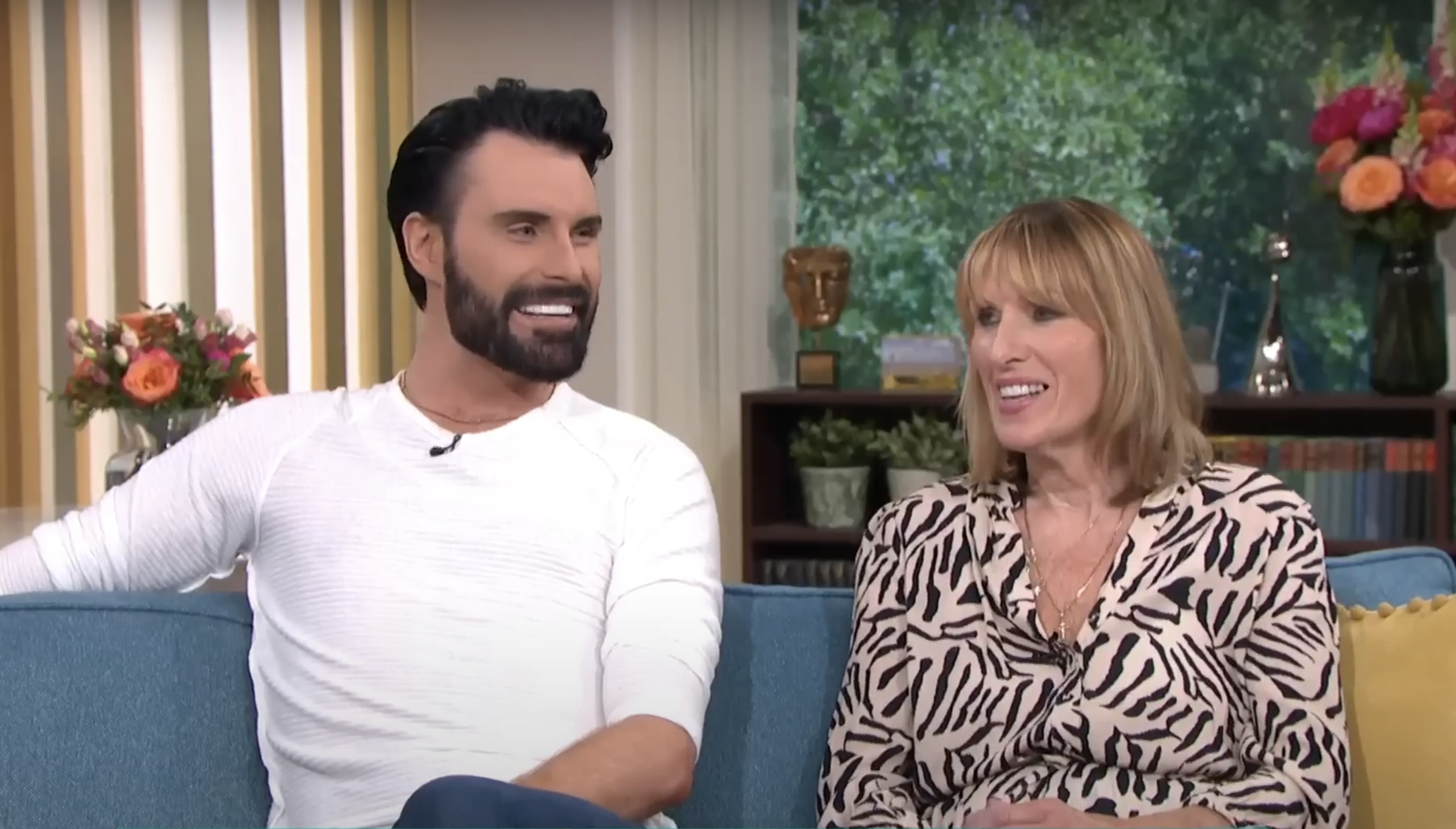 Rylan Clark and his mum Linda on This Morning